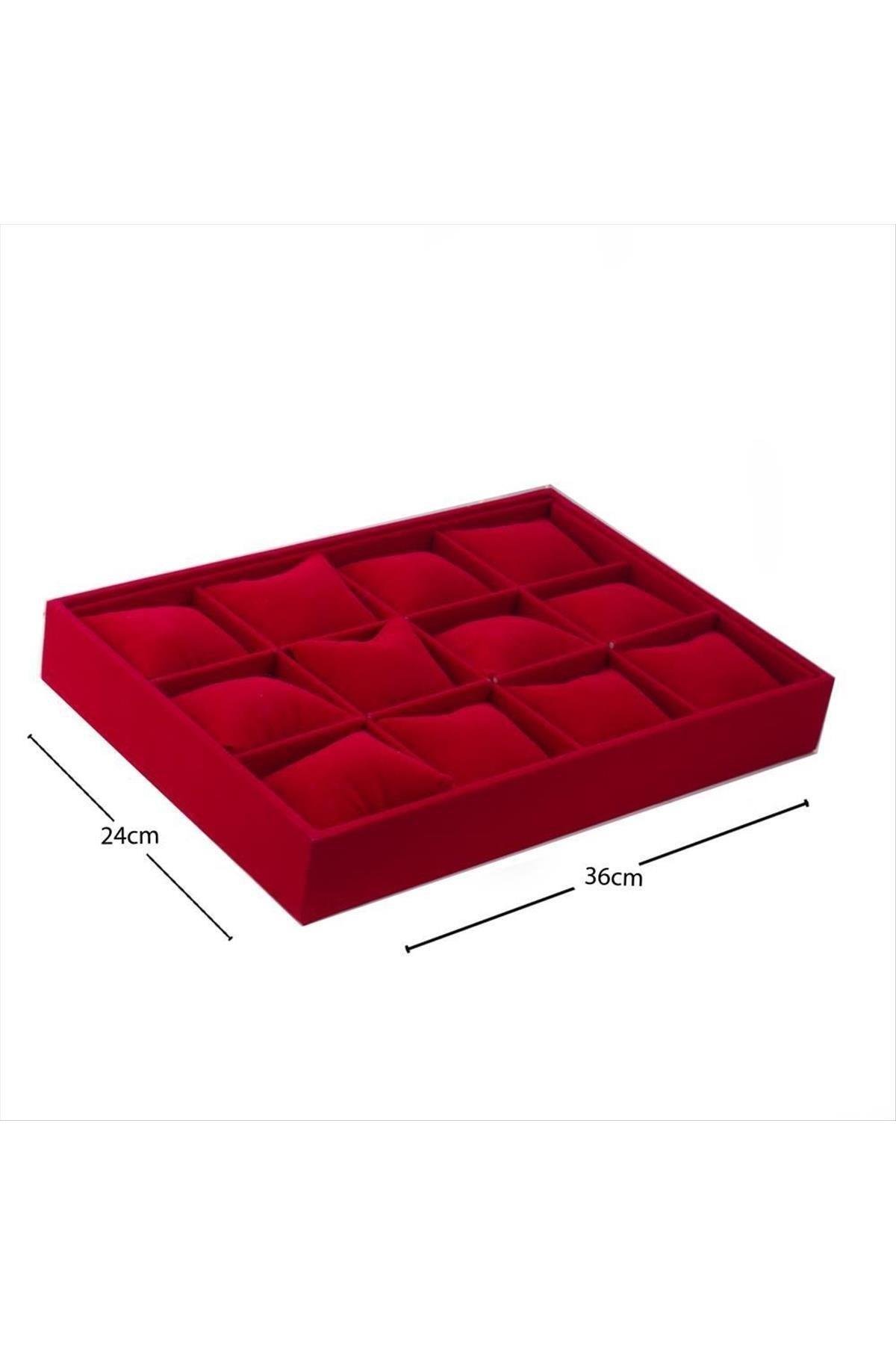 12'li Anfora Kumaş Yastıklı Tabla