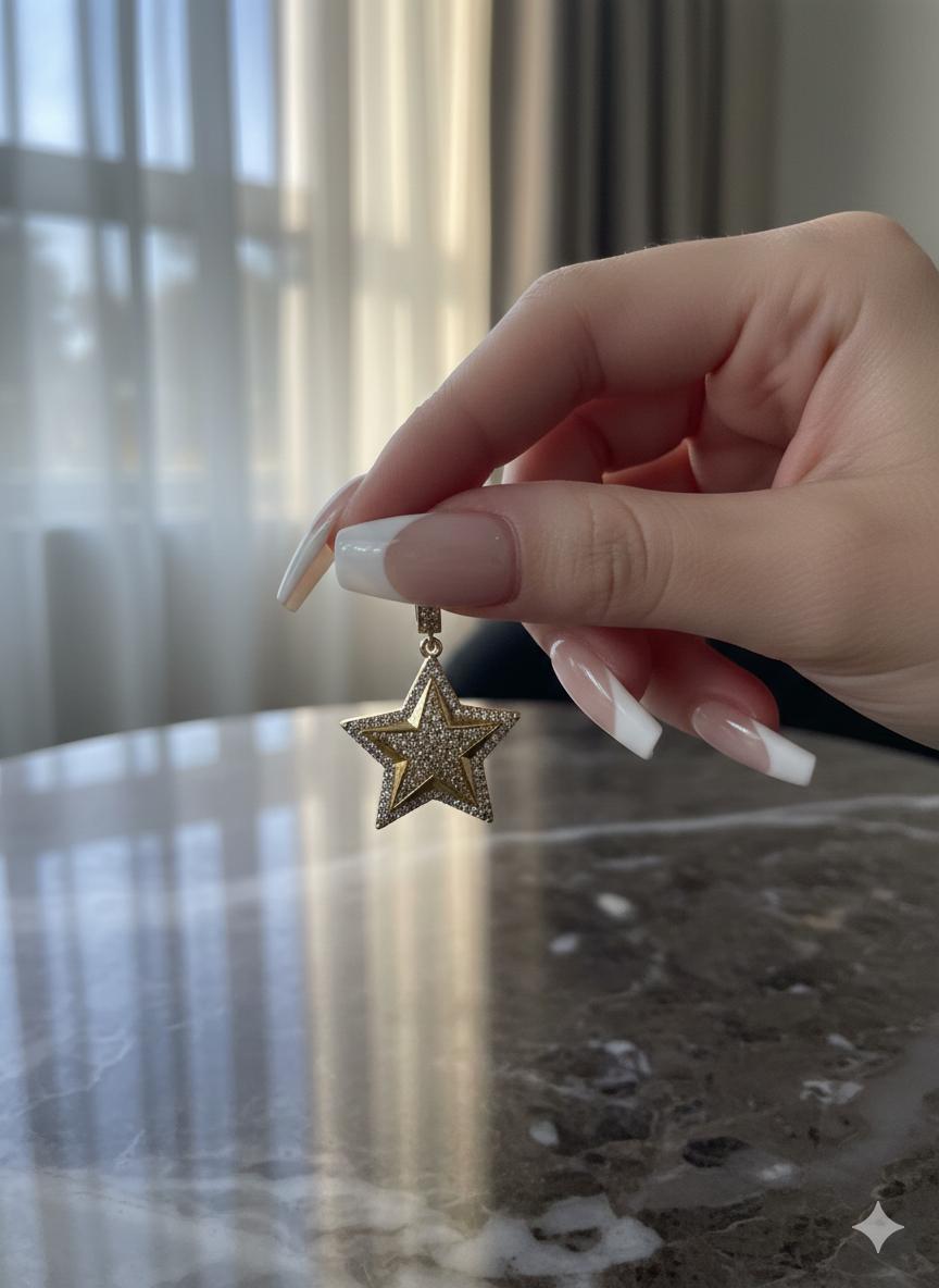 34 Pirinç Charm