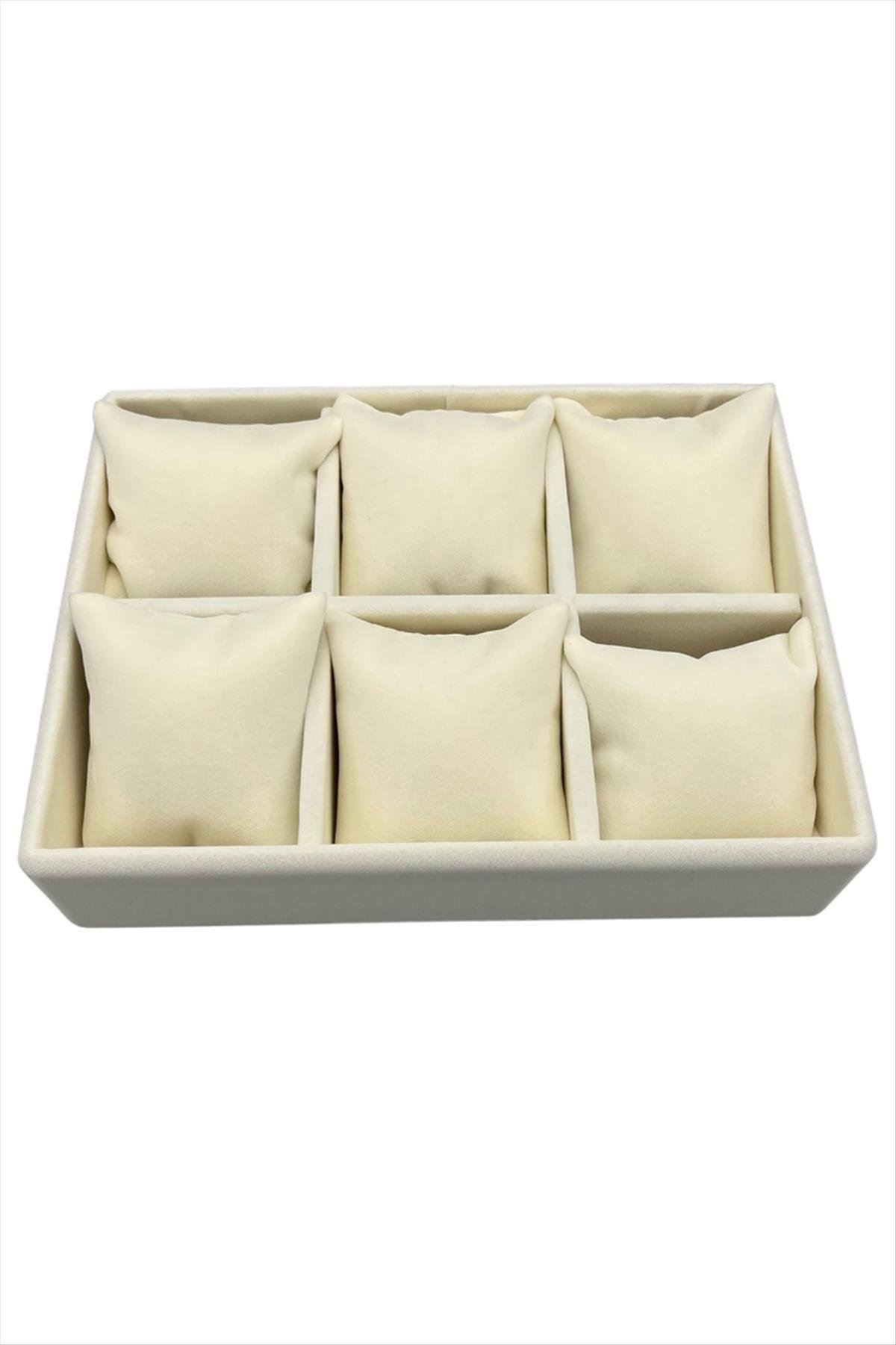 6'lı Anfora Kumaş Yastıklı Tabla