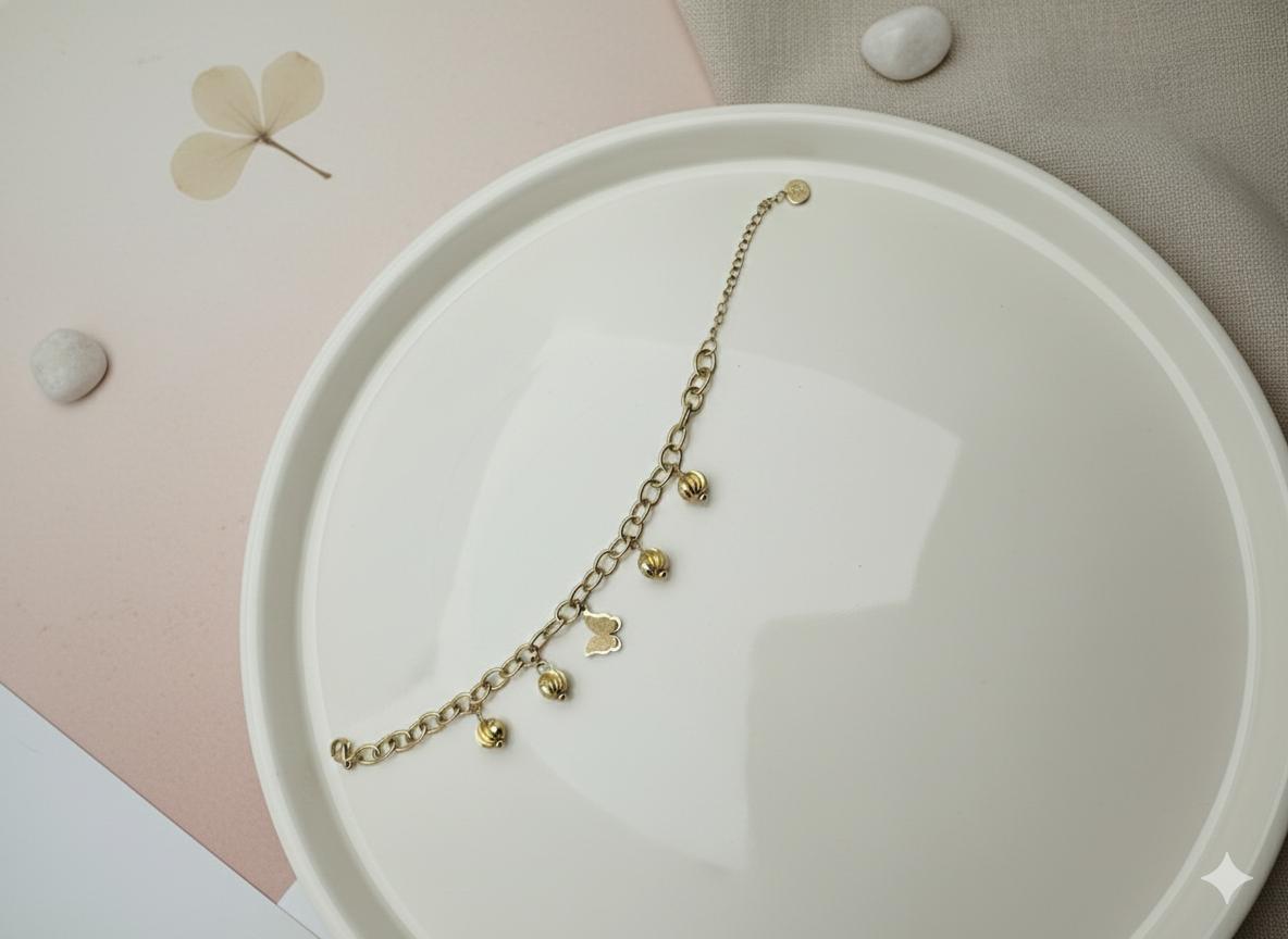 Çelik Bileklik (Gold) Blk 406