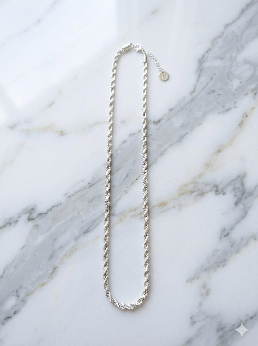 Çelik Kolye 60 cm (Gümüş) 010788