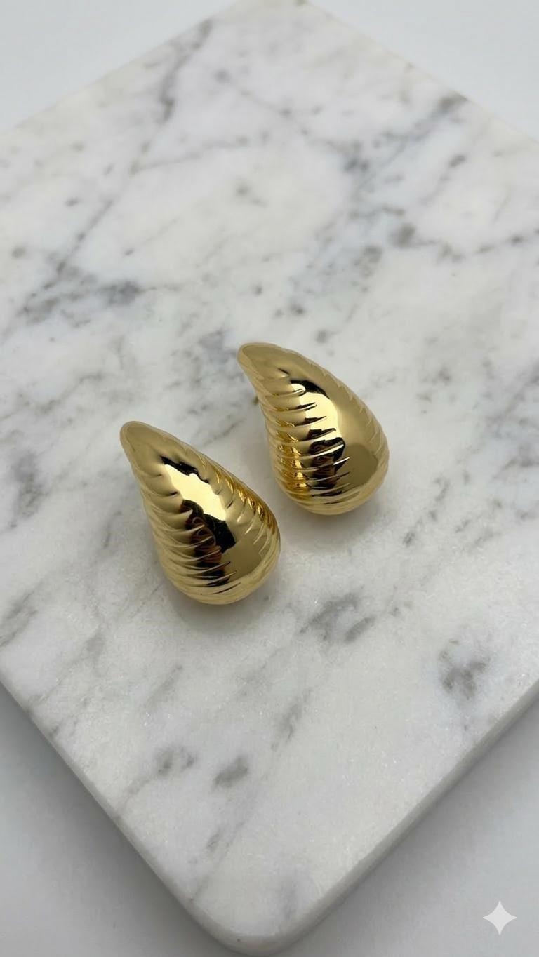 Çelik Küpe (Gold) Kp632