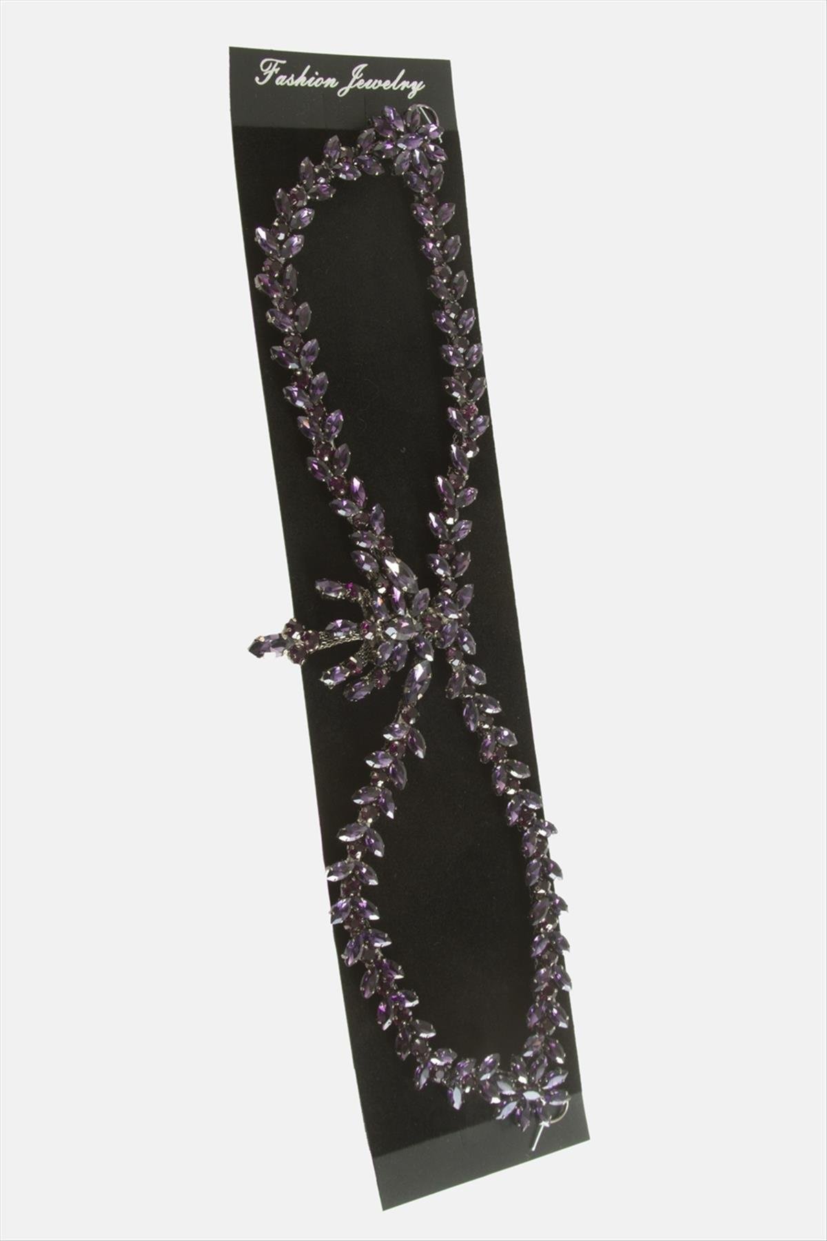 Çiçek Kristal Taşlı Alınlık