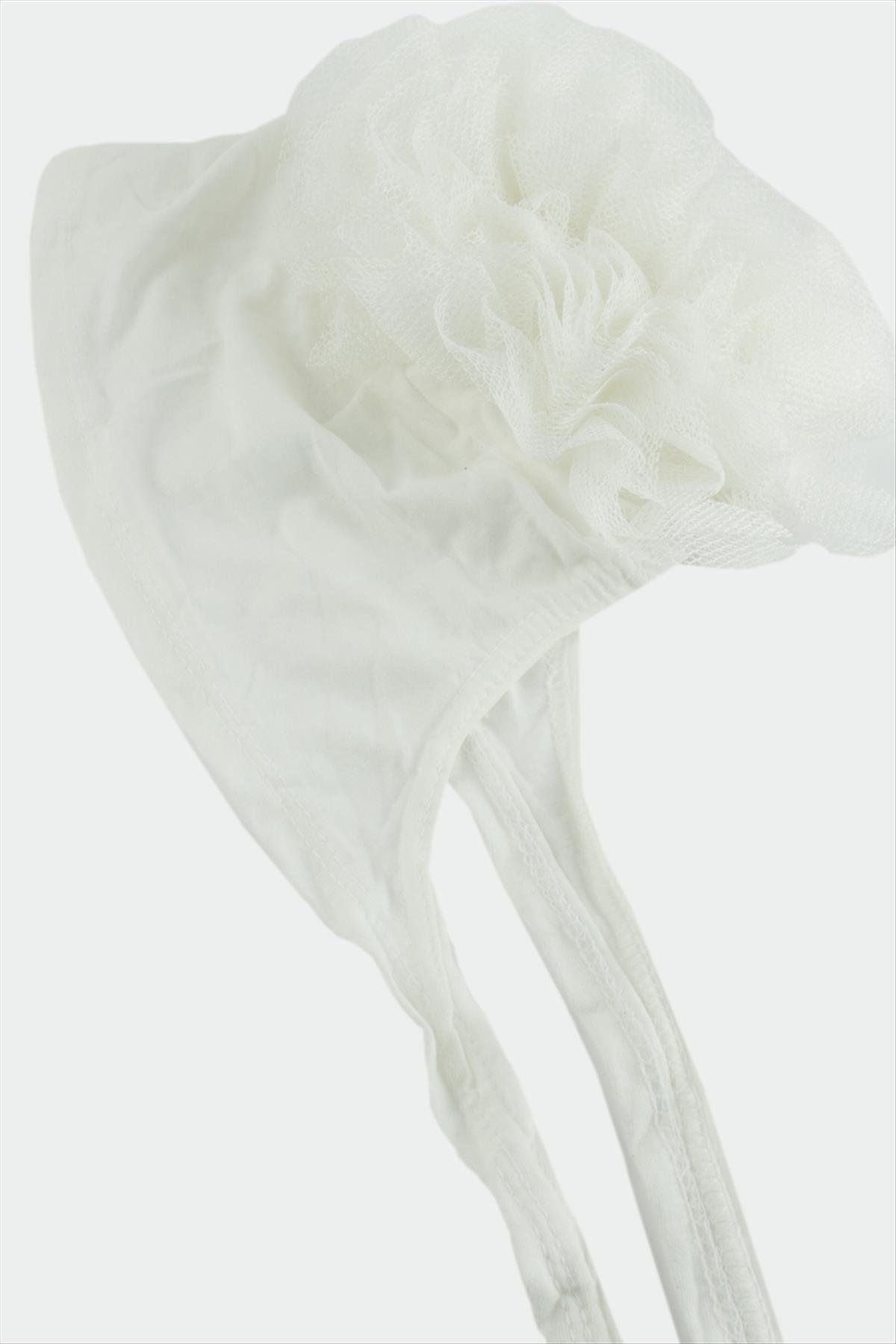 Dikişli Fırfırlı Bone