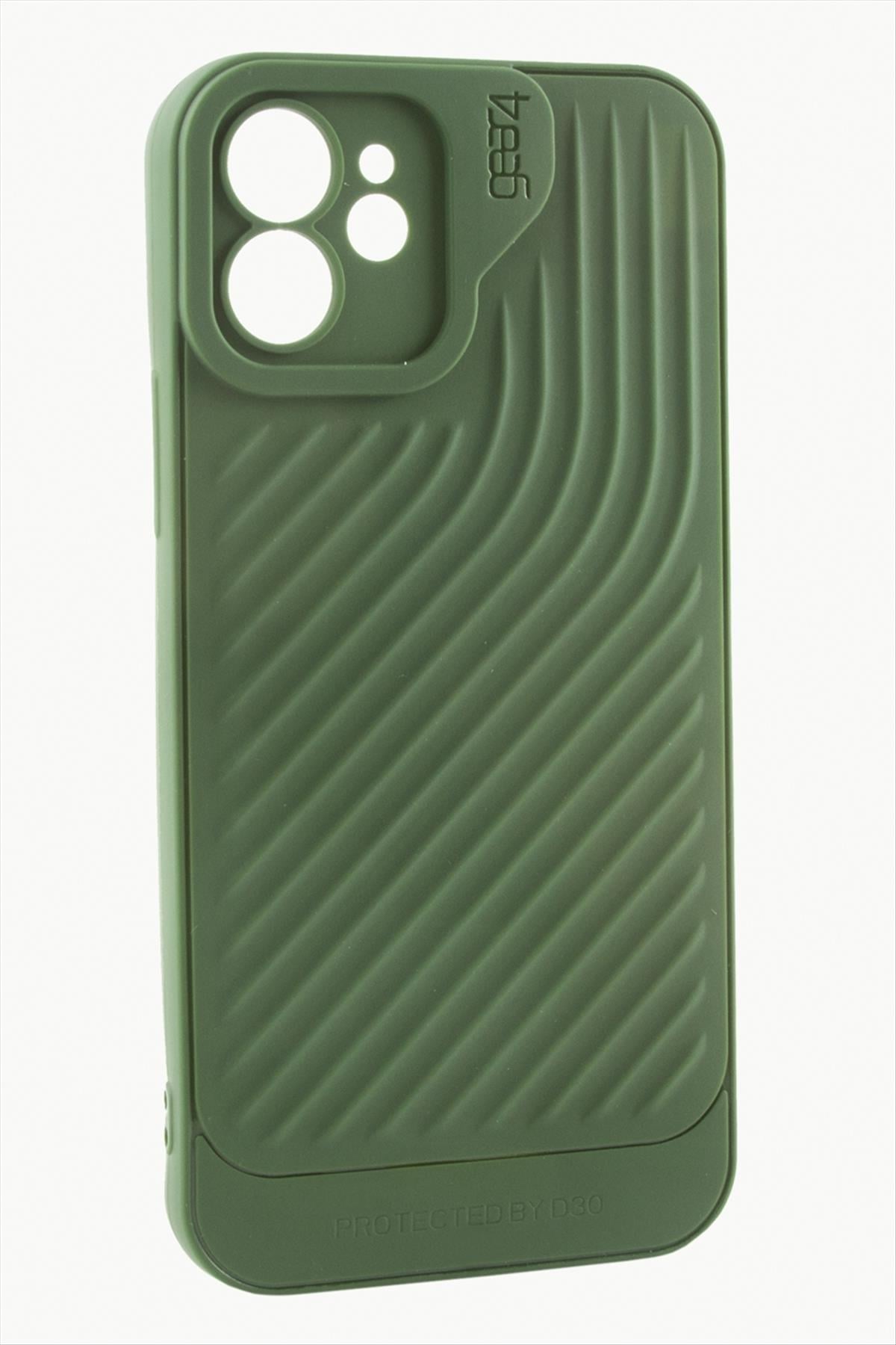 iPhone 12 6.1 Çizgili Lüx Gear Silikon Kılıf