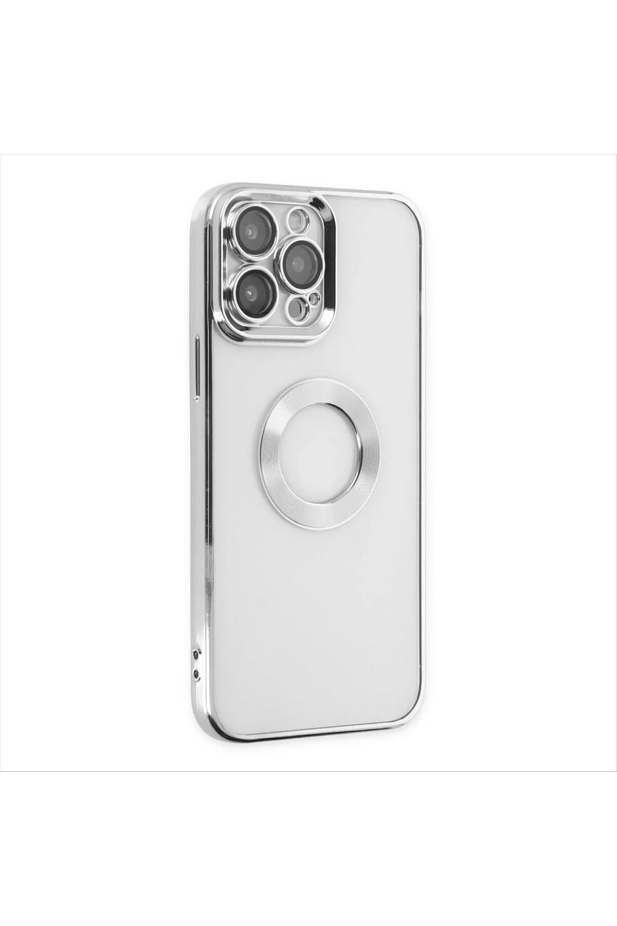 iPhone 12 Pro Lüx Lensli Lazer Silikon Kılıf (Kamera Korumalı)