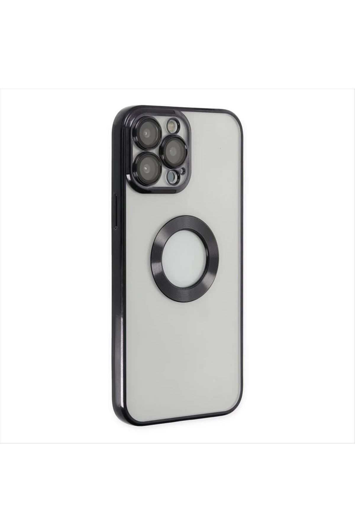 iPhone 12 Pro Lüx Lensli Lazer Silikon Kılıf (Kamera Korumalı)
