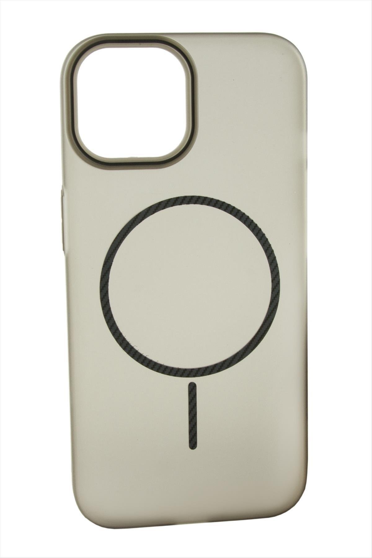 iPhone 15 Pro Max Buzlu Magsaff Kapak Kılıf
