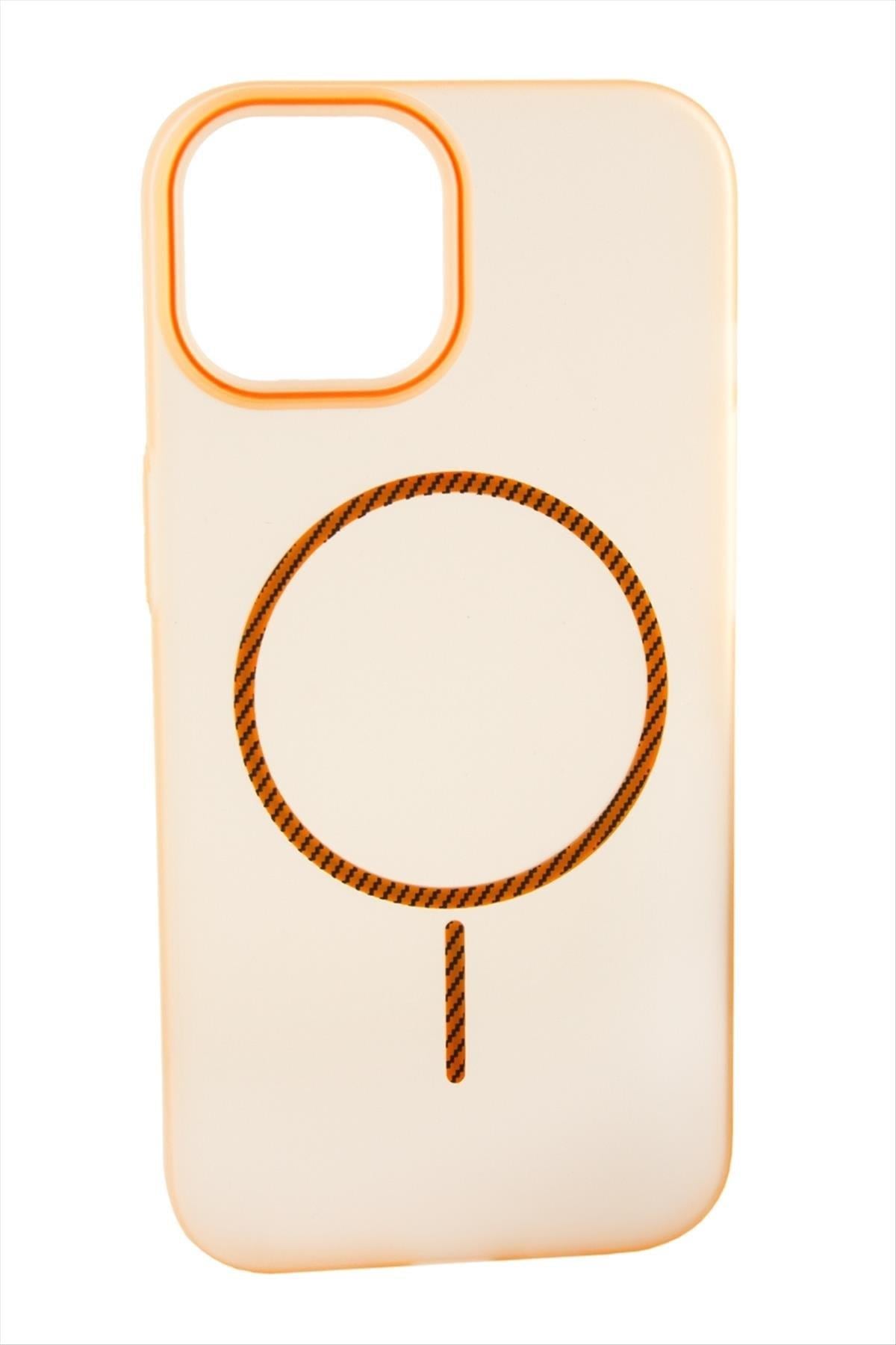 iPhone 16 Pro Buzlu Magsaff Kapak Kılıf