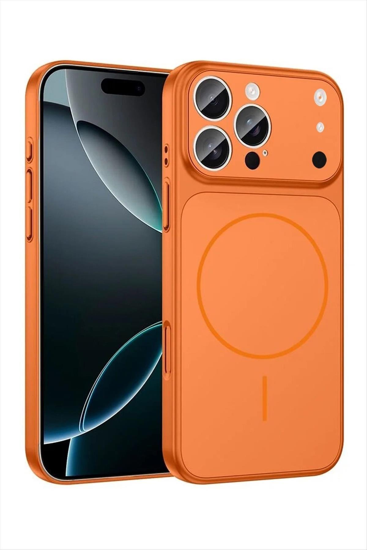 İphone 16 Pro Max Uyumlu 17 Pro Max Görünümlü Magsaff Kapak Kılıf