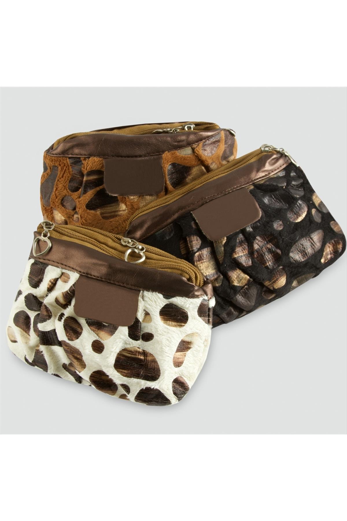 Leopar Desenli Para Cüzdanı