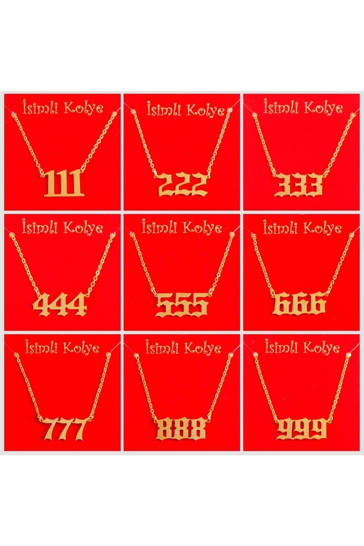 Uğurlu Rakamlar Uçlu Kolye