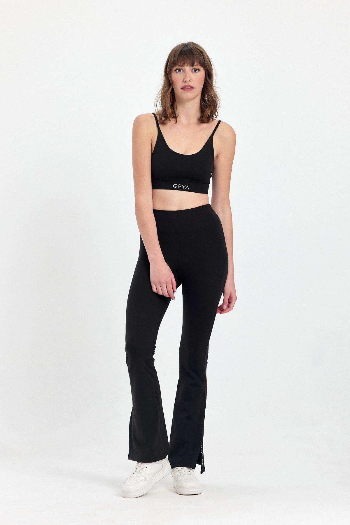 Siyah Flare Pantolon