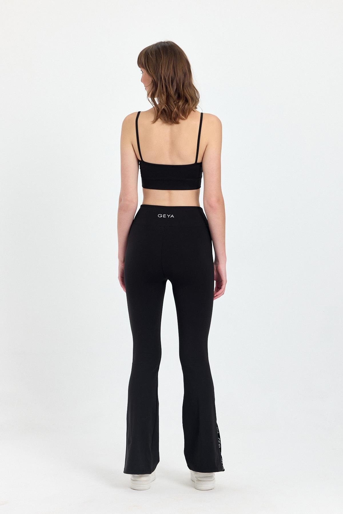 Siyah Flare Pantolon