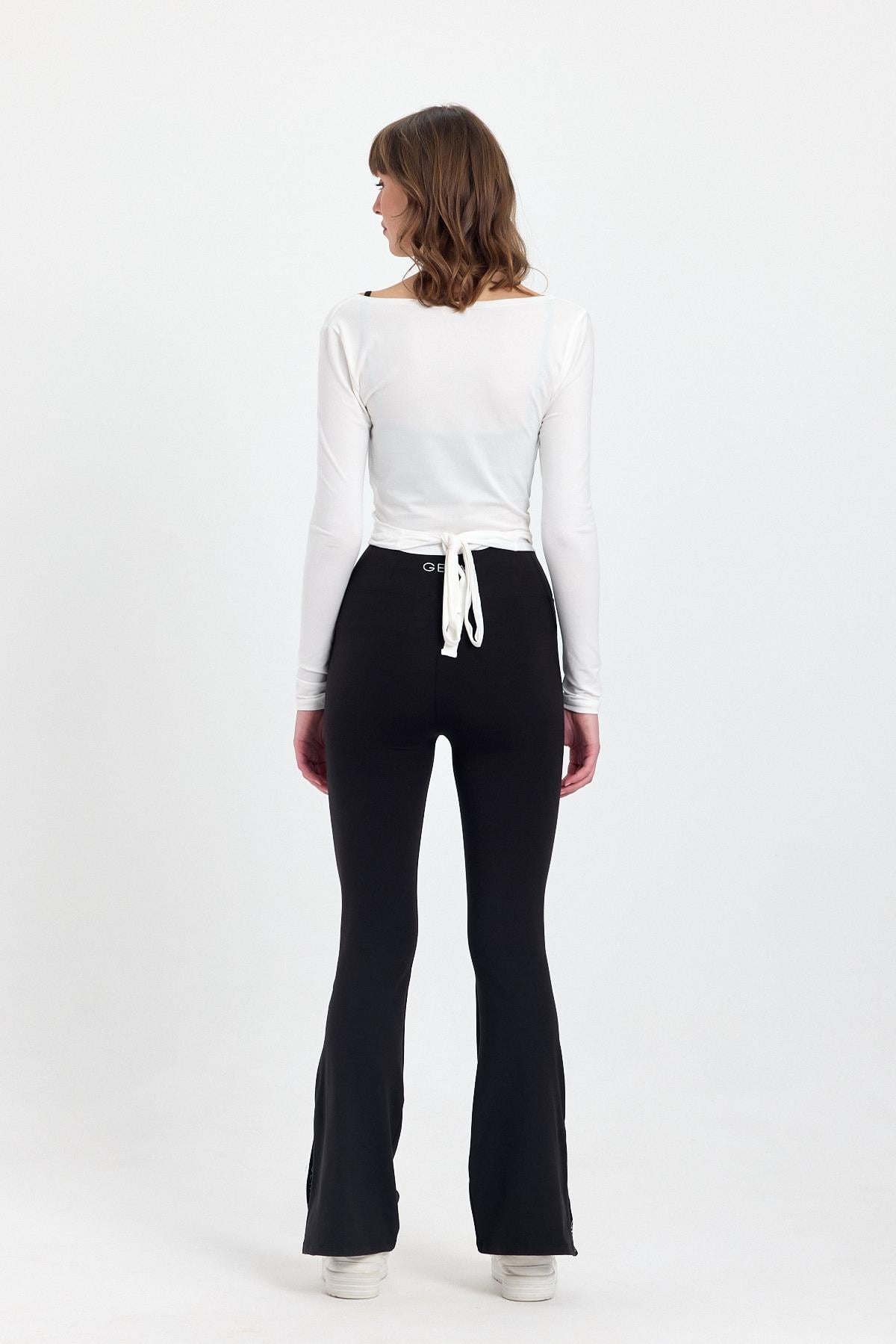 Siyah Flare Pantolon