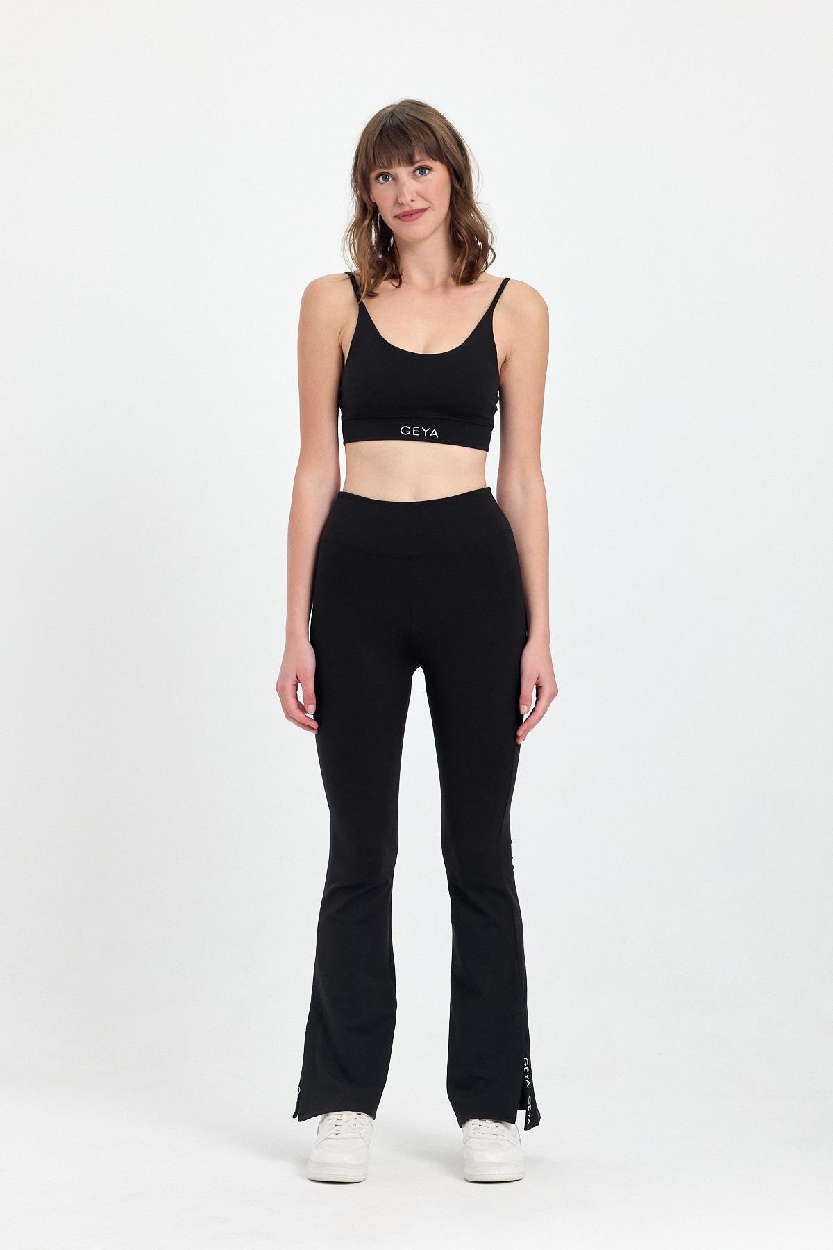 Siyah Flare Pantolon