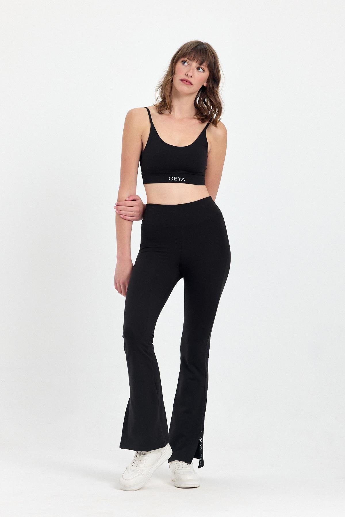 Siyah Flare Pantolon