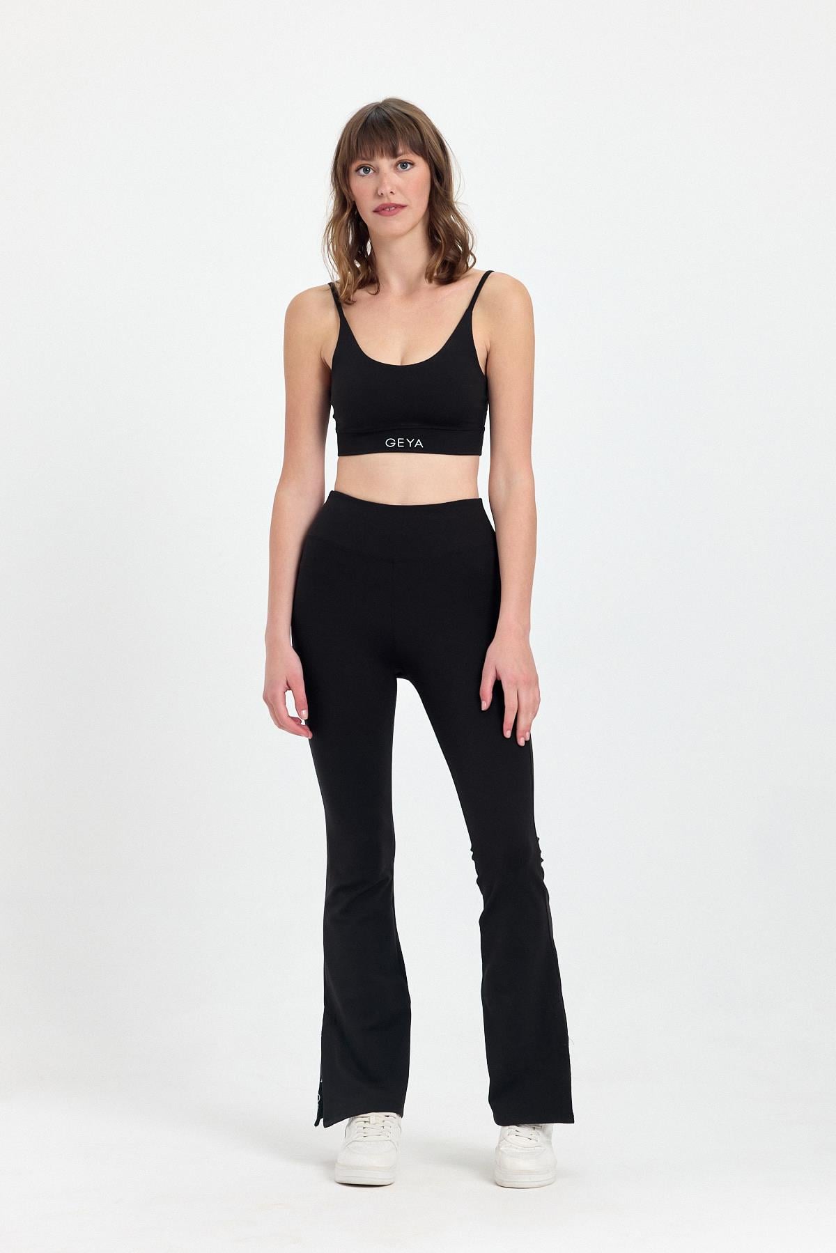 Siyah Flare Pantolon