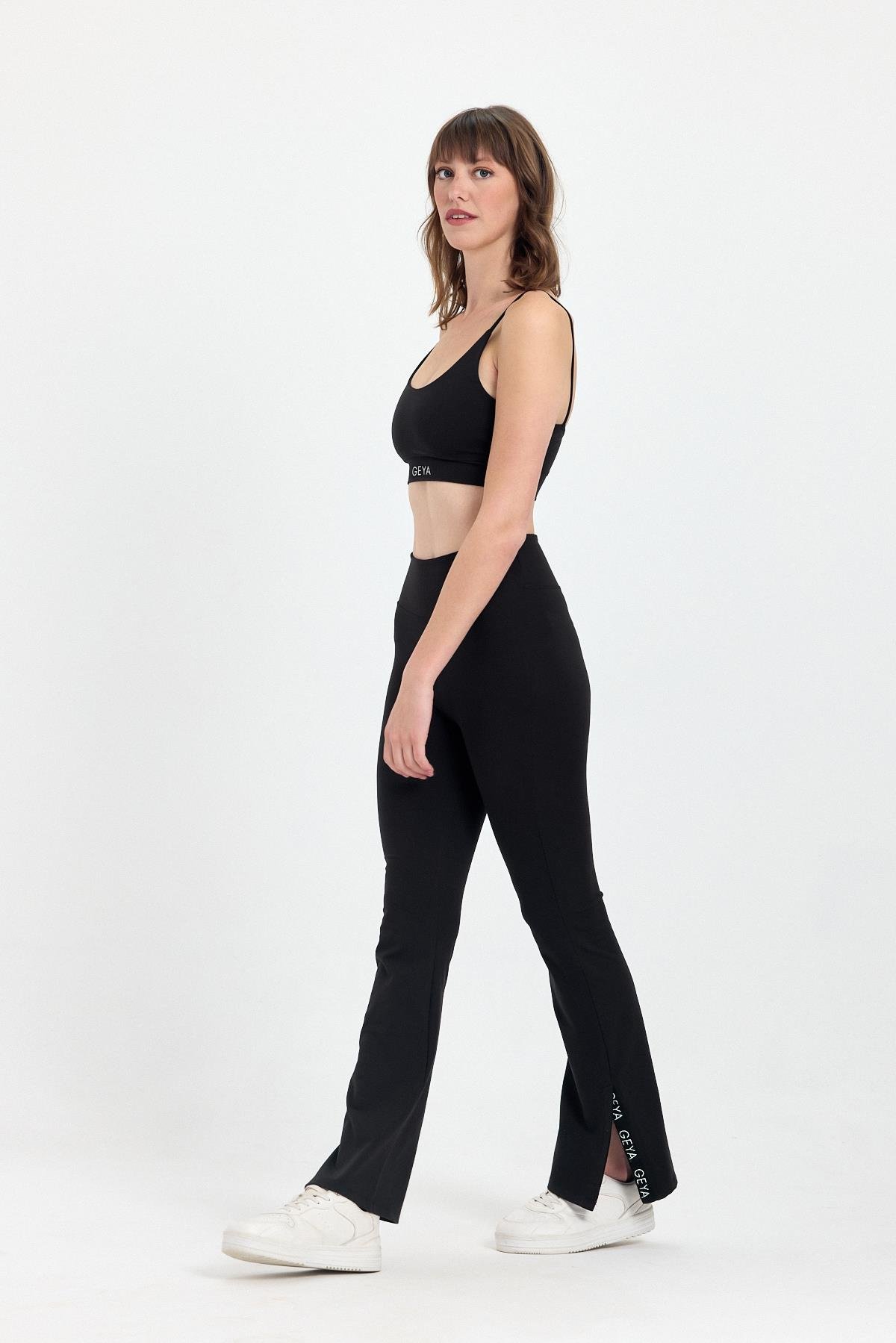 Siyah Flare Pantolon
