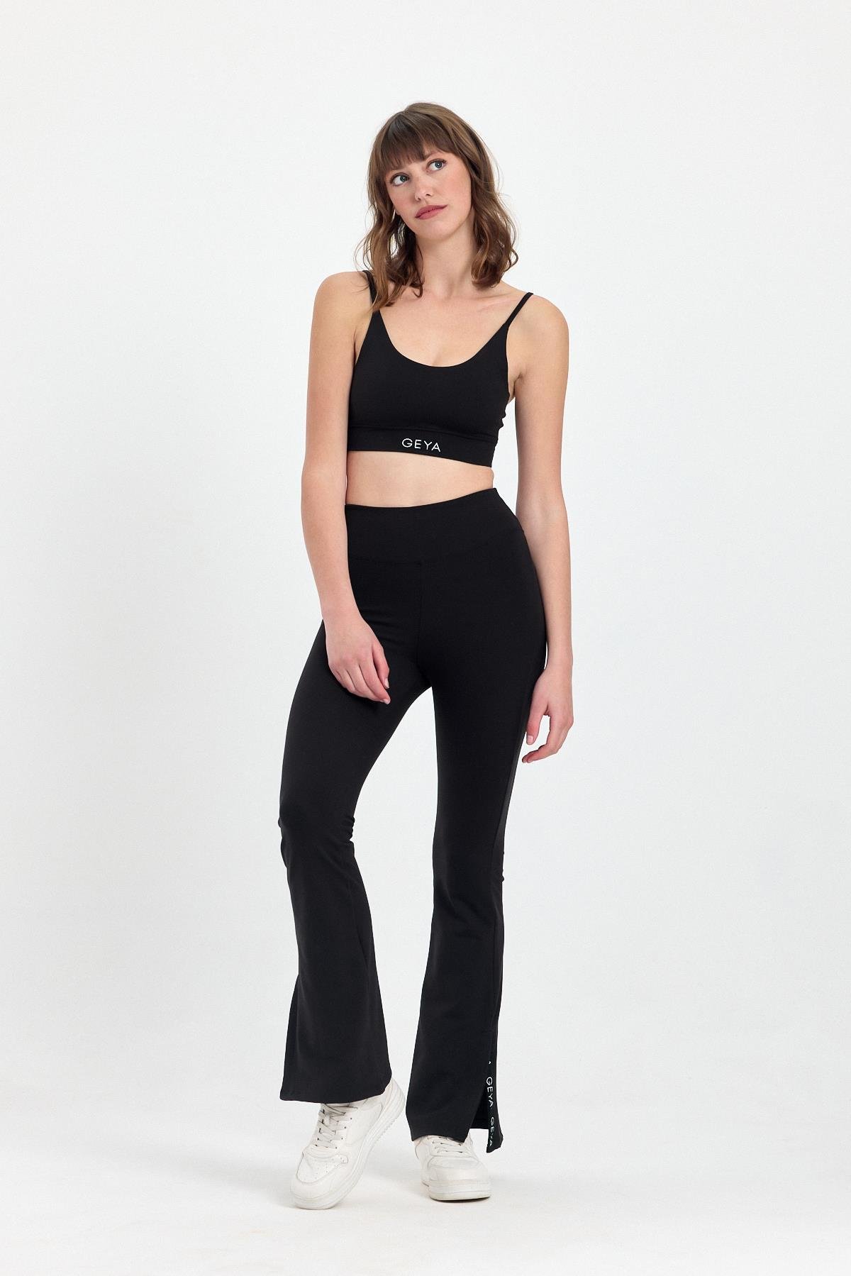 Siyah Flare Pantolon