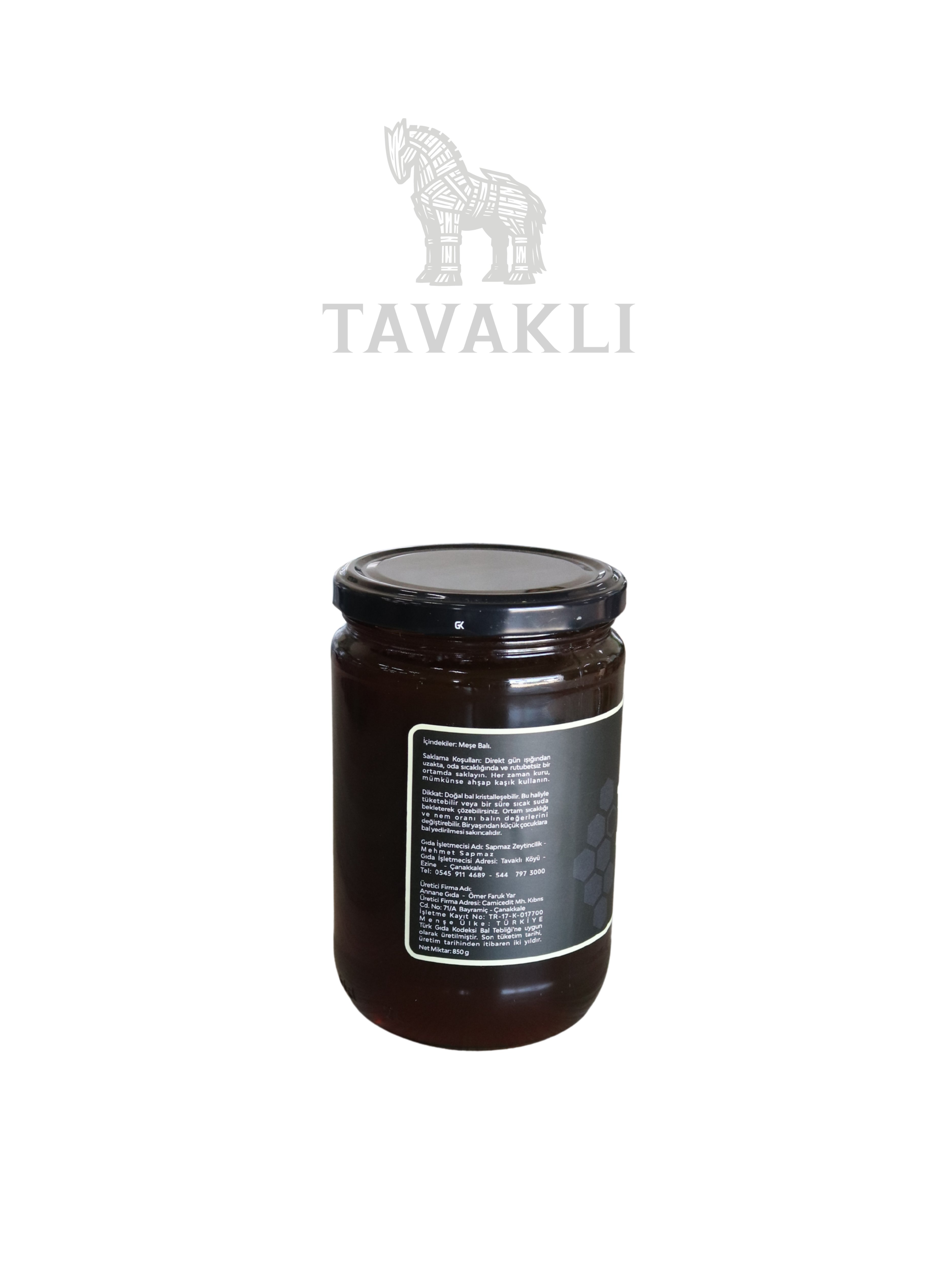 TAVAKLI PREMIUMTavaklı Meşe Balı 850 GR