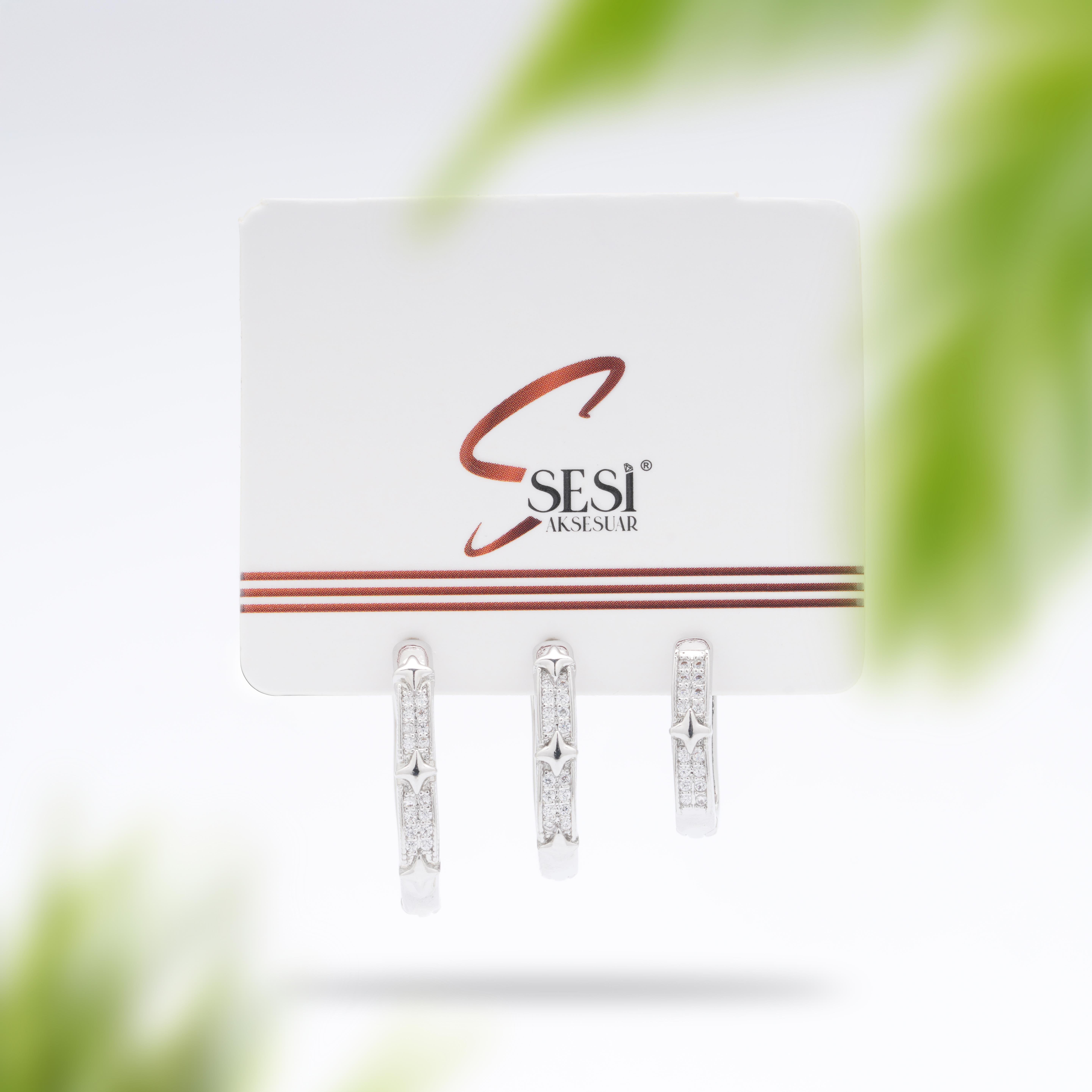 3'LÜ ÇELİK KÜPE