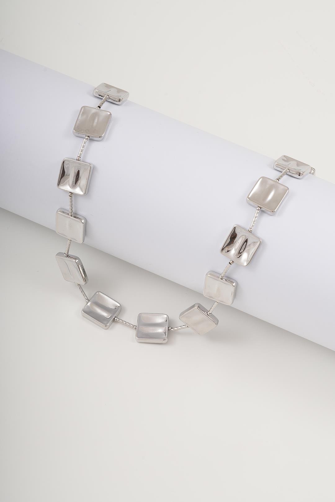 ÇELİK KOLYE SILVER