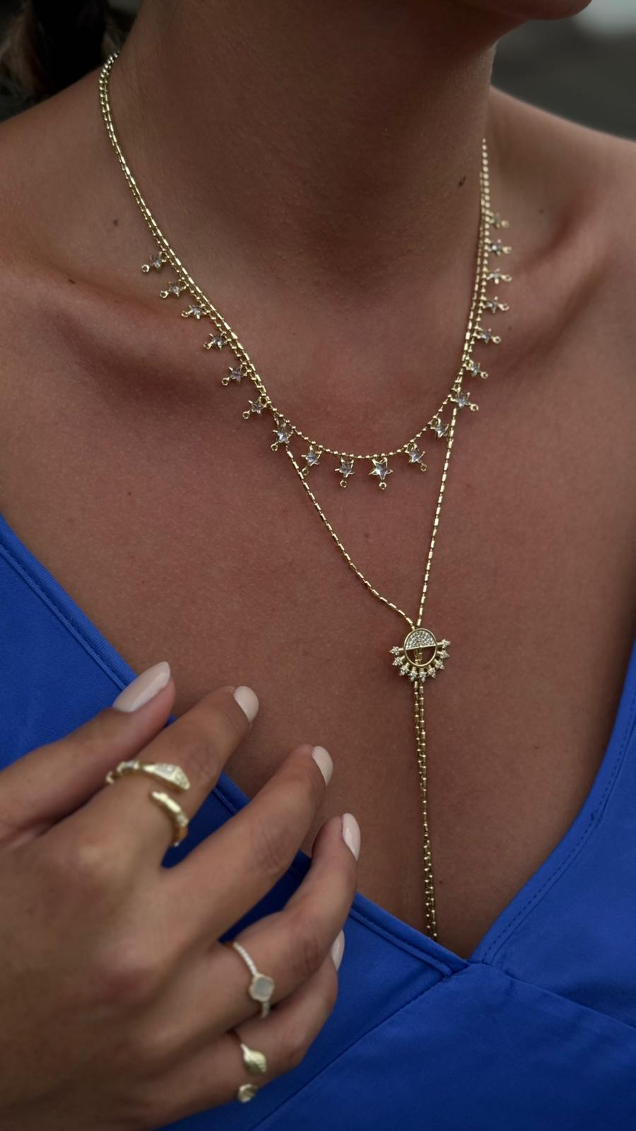 SESİ KOMBİN (ÖZEL SERİ) 2'Lİ KOLYE 14K