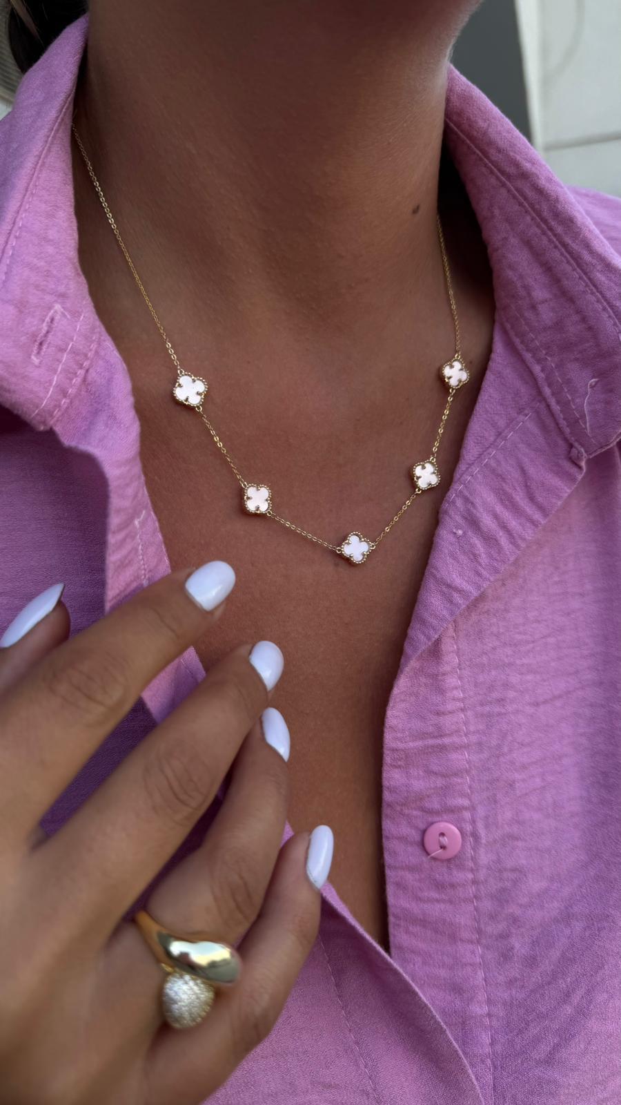 VIP GOLD KOLYE PEMBE 14K