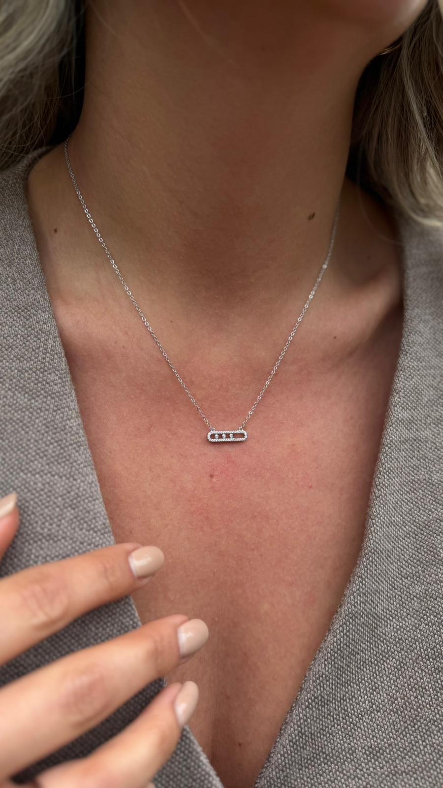 VİP SİLVER KOLYE KL-92643833 (50CM)