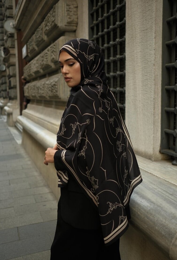 Serora Atelier - Rumi Krep İpek Şal