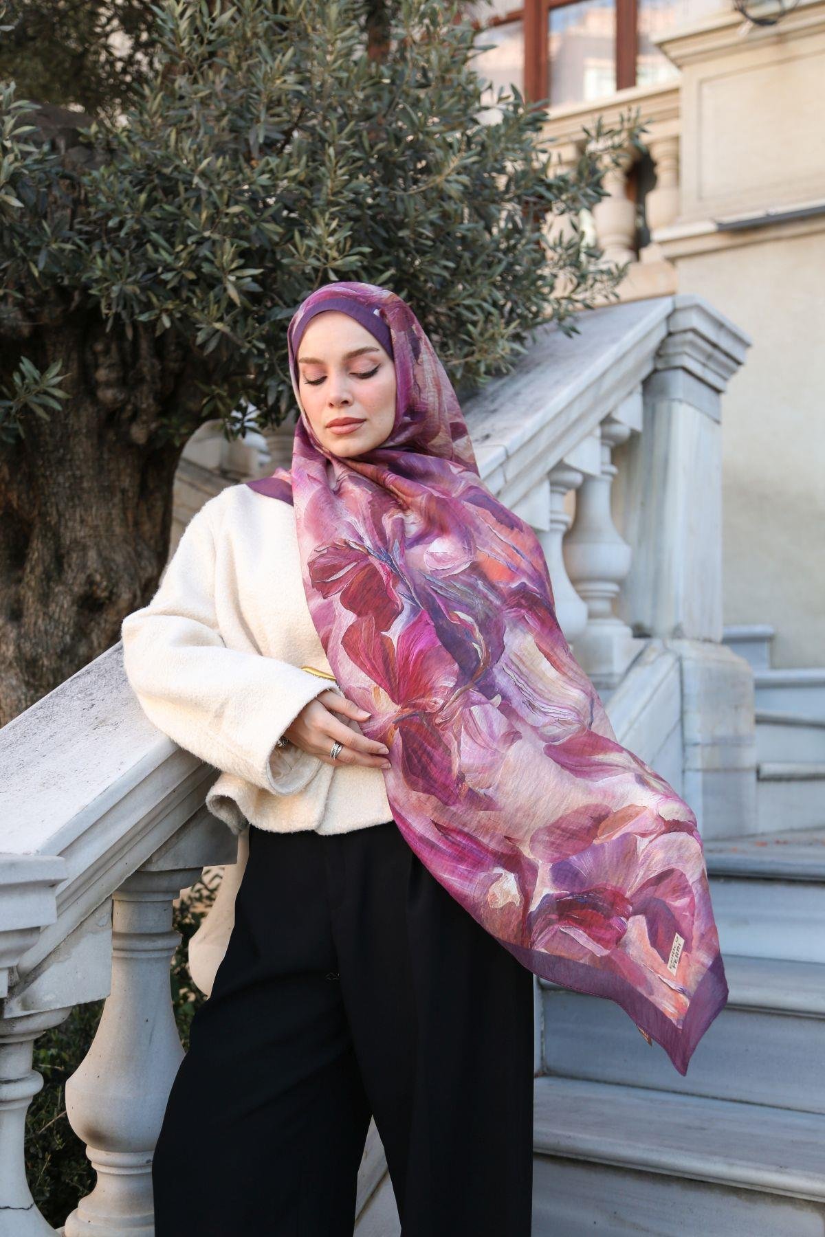 Enricoferri Allure Desen Şal