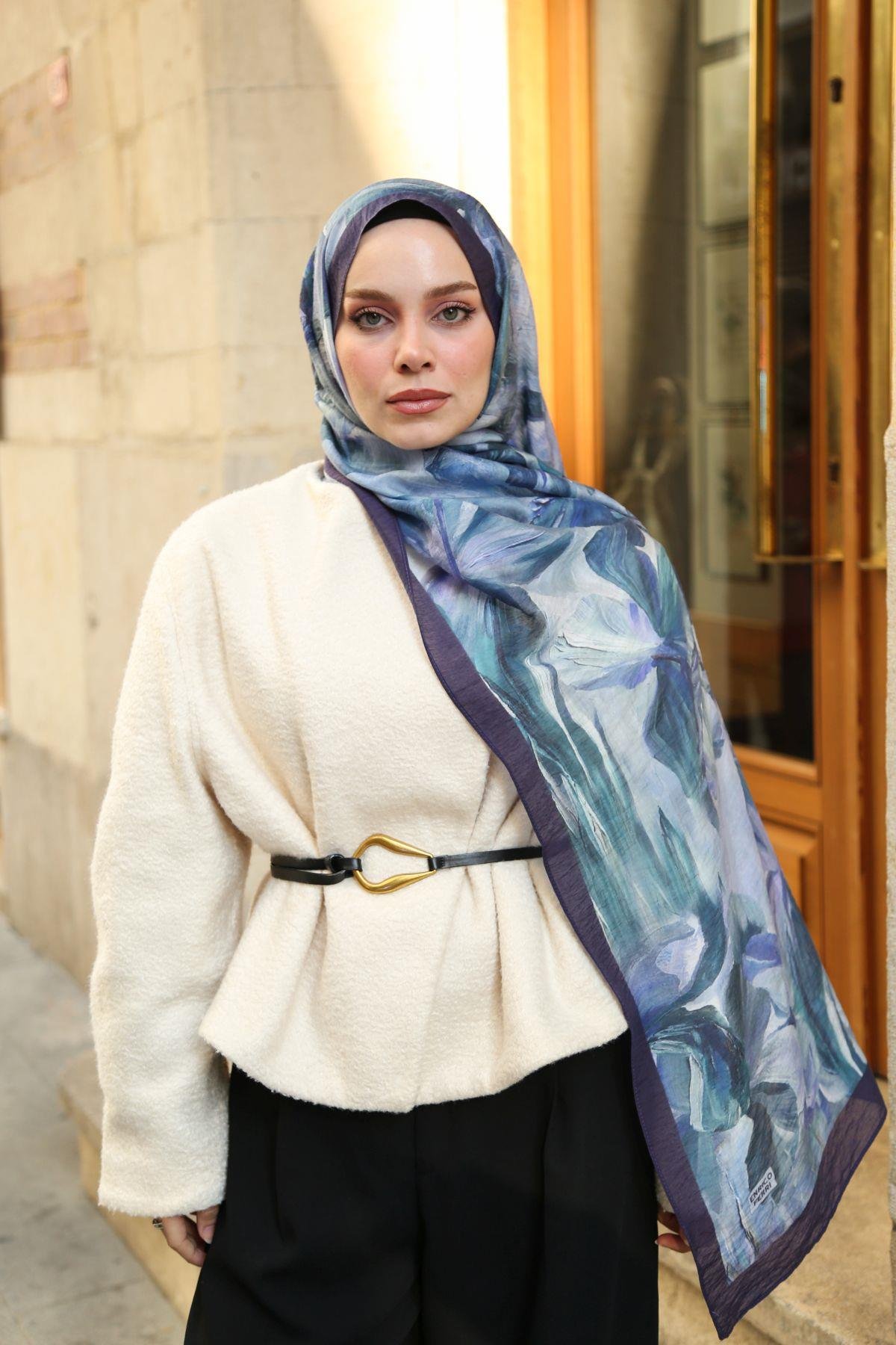 Enricoferri Allure Desen Şal