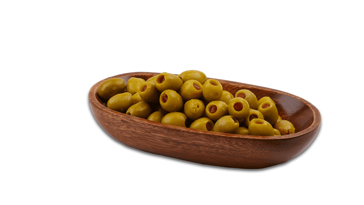 Green Olive Stuffed With Red Pepper