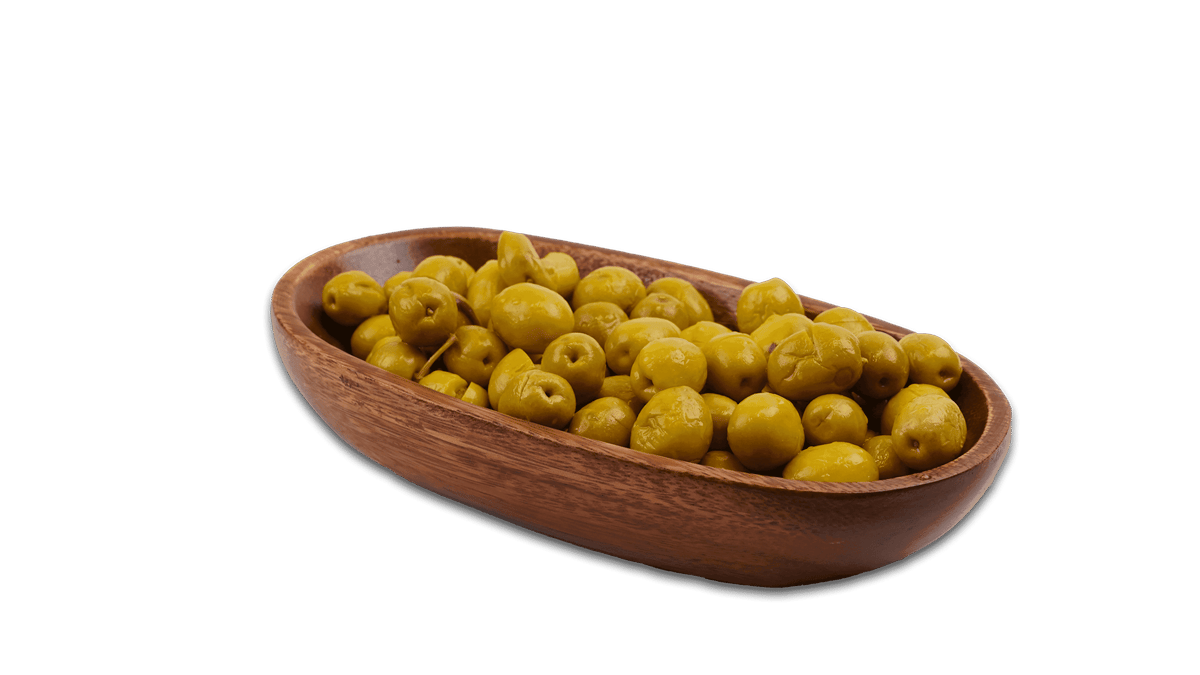 Natural Cracked Green Olive