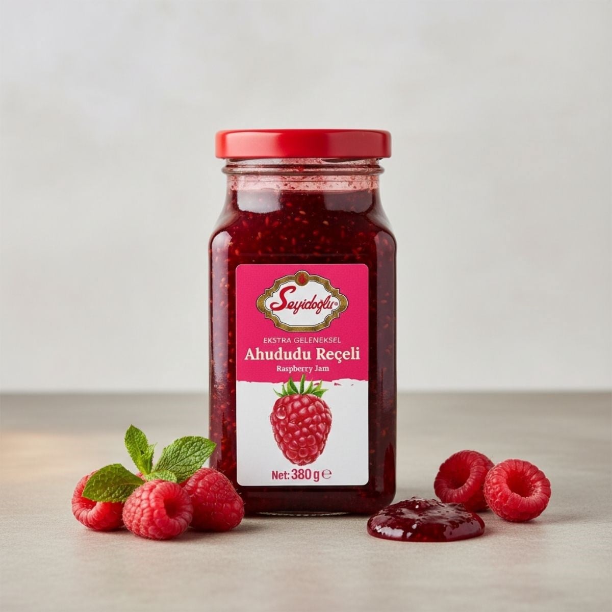 Seyidoğlu Ahududu Reçeli 380 gr Extra Geleneksel
