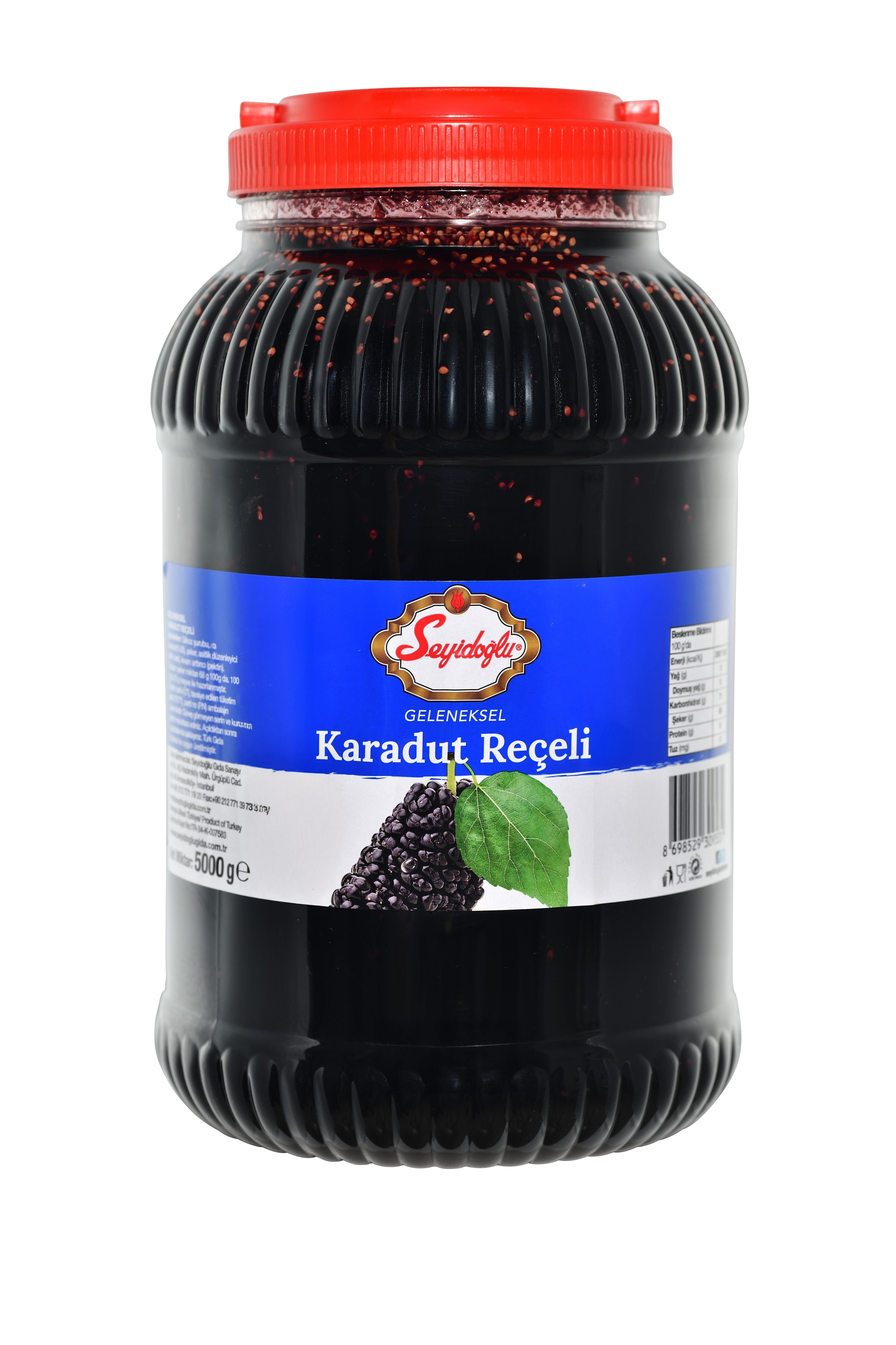Seyidoğlu Geleneksel Karadut Reçeli 5 Kg Kova