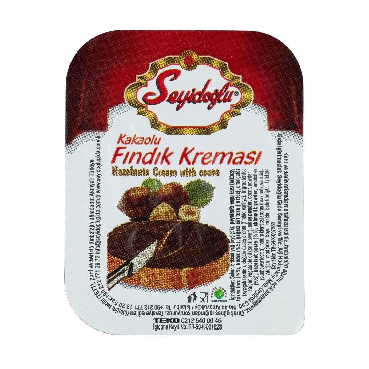 Seyidoğlu Kakaolu Fındık Kreması 15 Gr x100