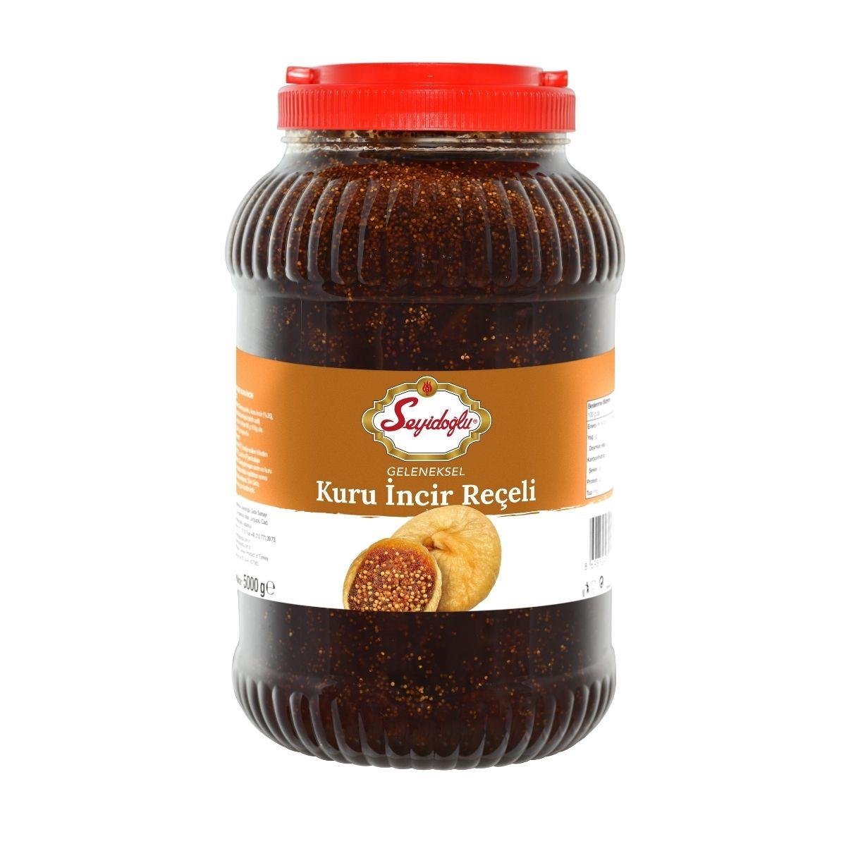 Seyidoğlu Kuru İncir Reçeli 5 Kg Geleneksel