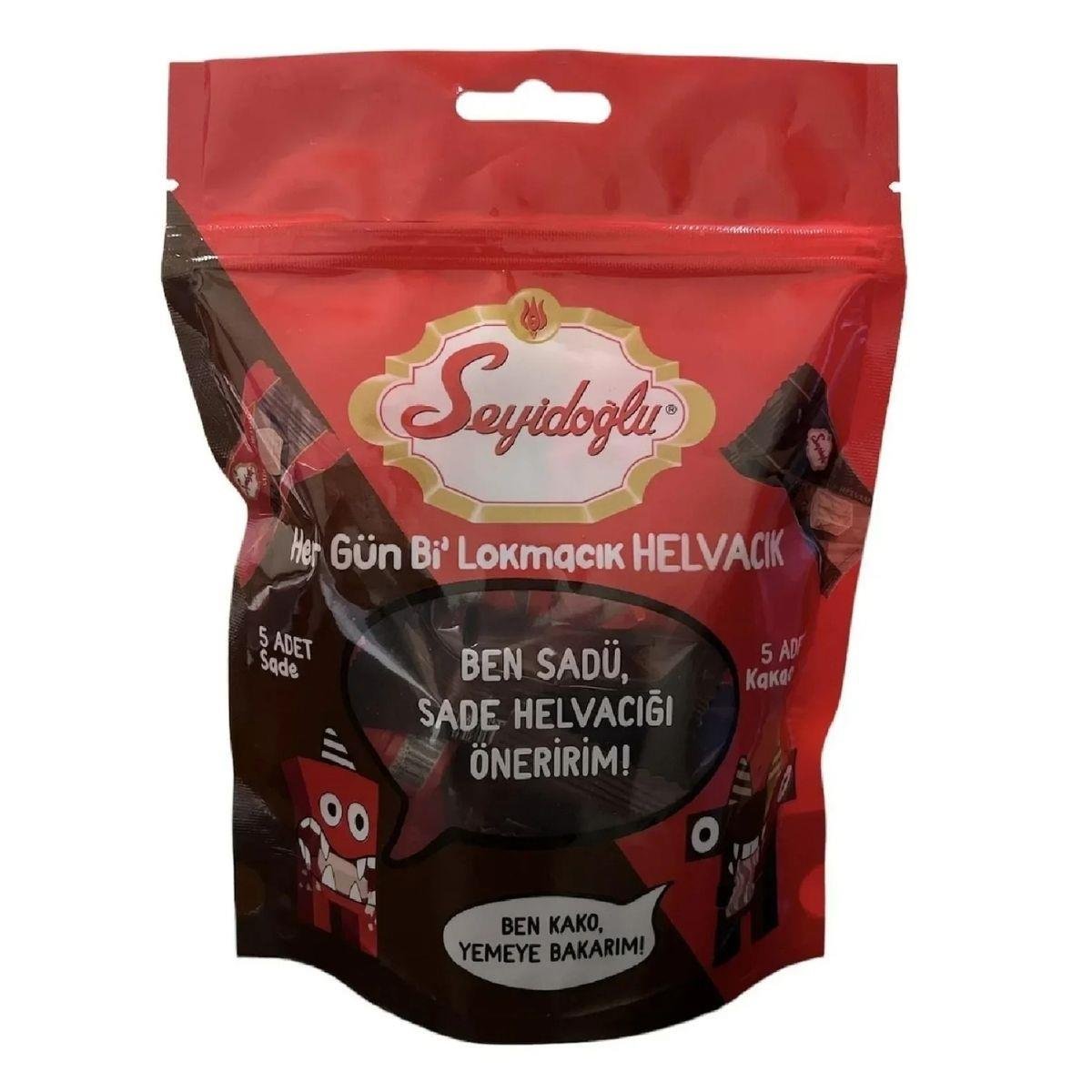 Seyidoğlu Tahin Helva Sade-Kakaolu 20 gr 10 lu Paket