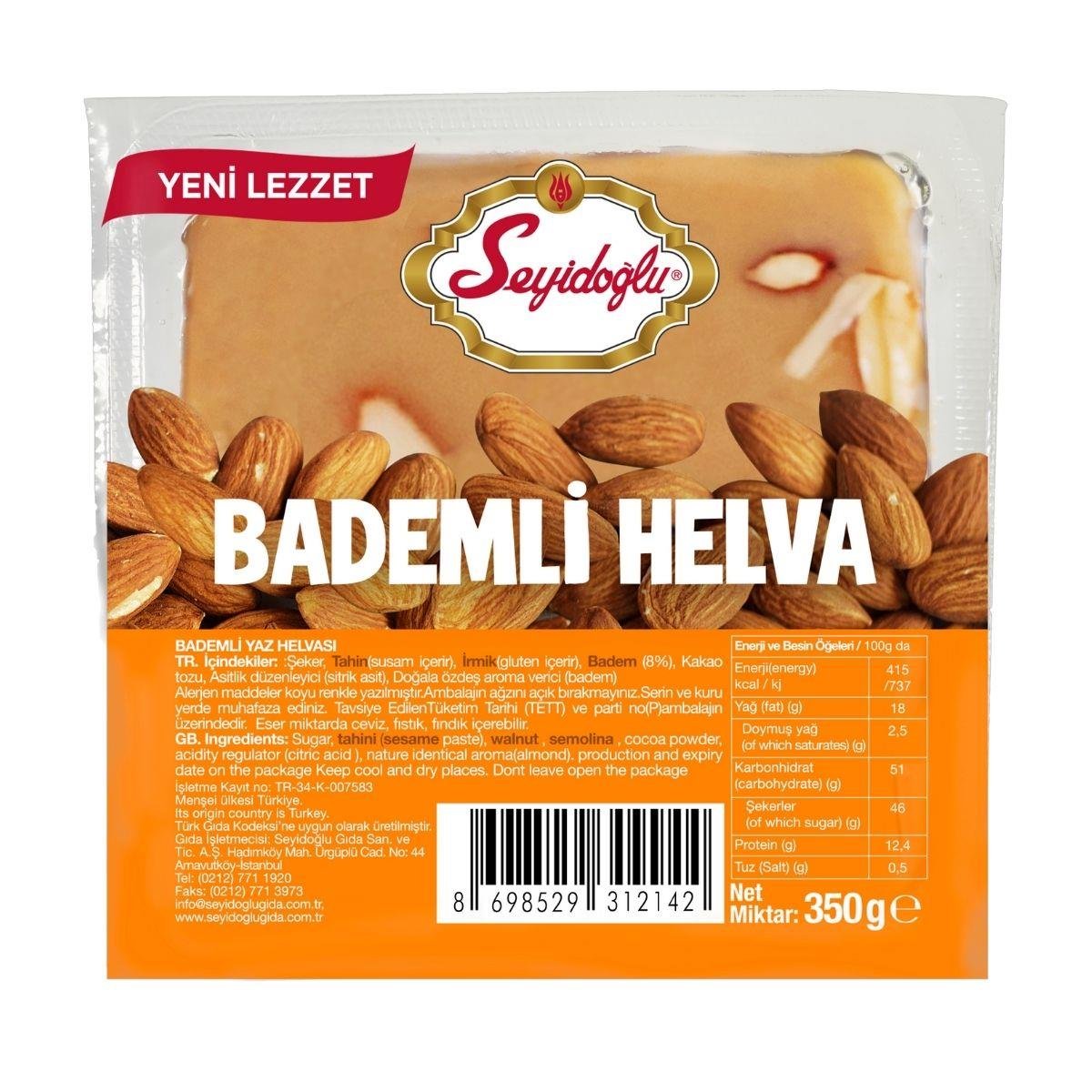 Seyidoğlu Yaz Helva Bademli 350 gr