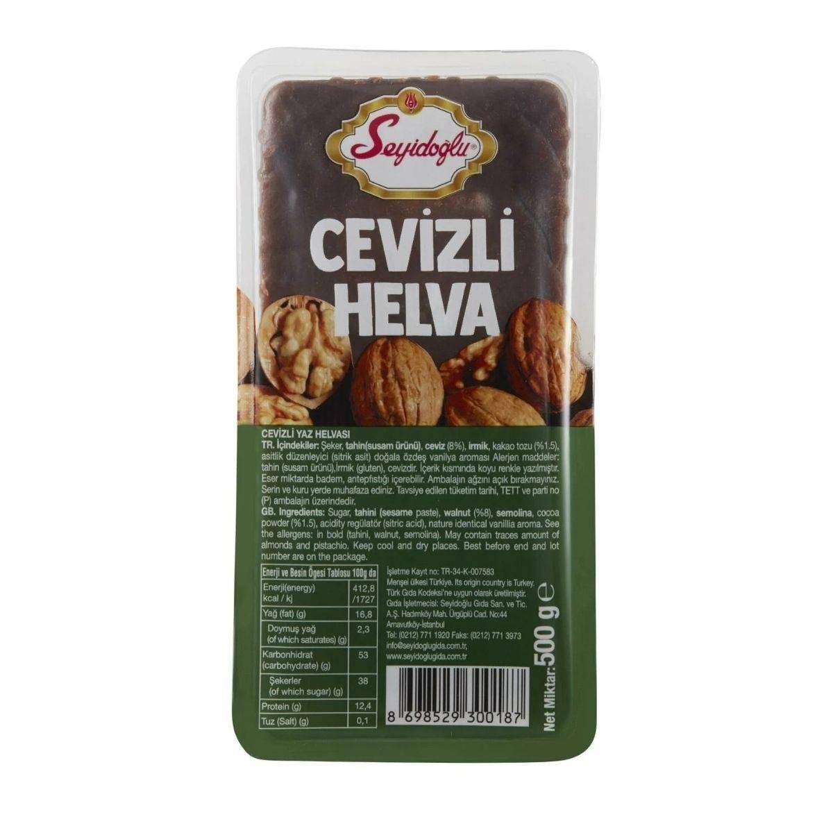 Seyidoğlu Yaz Helvası Cevizli 500 gr