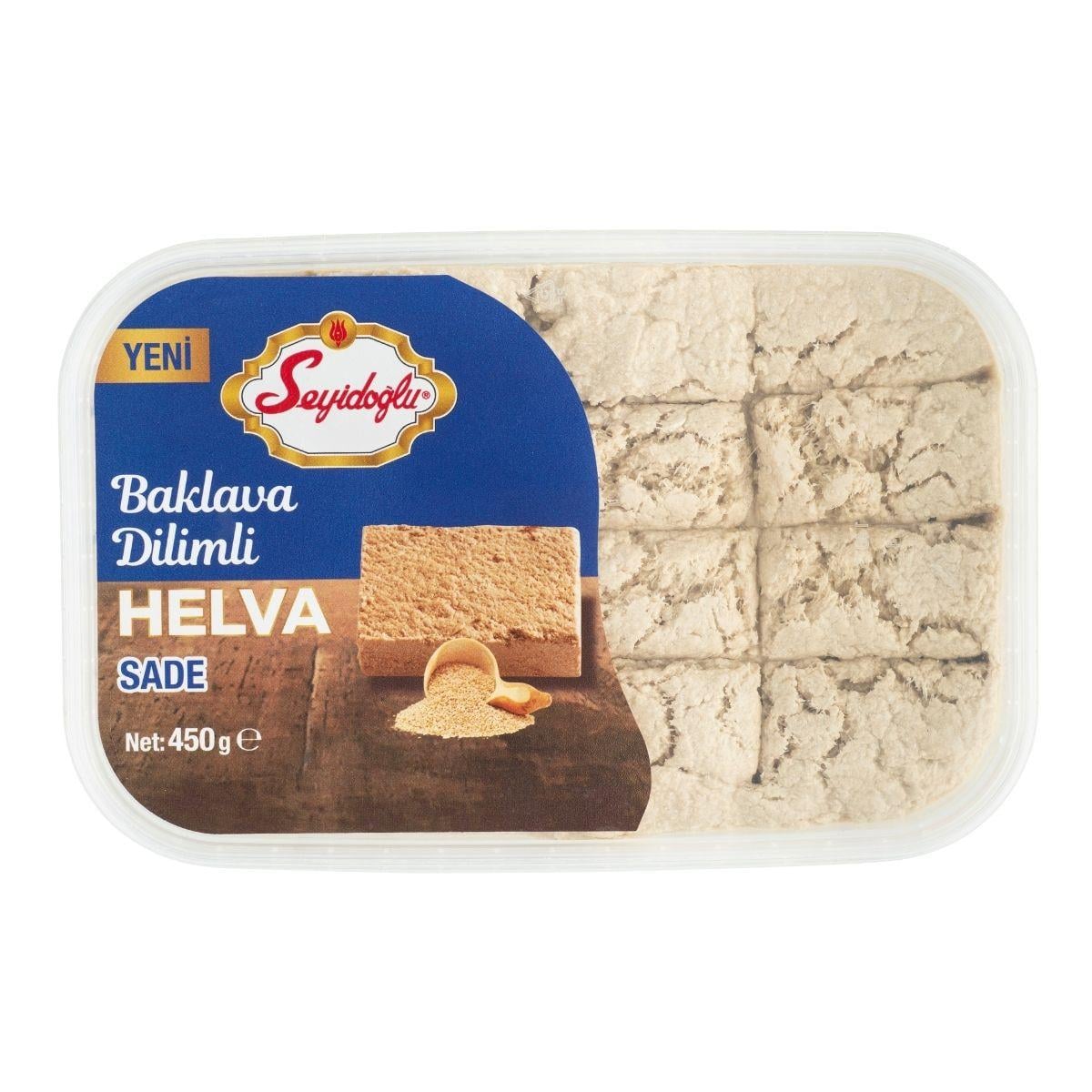 TAHİN HELVA SADE 450 GR SEYİDOĞLU x12