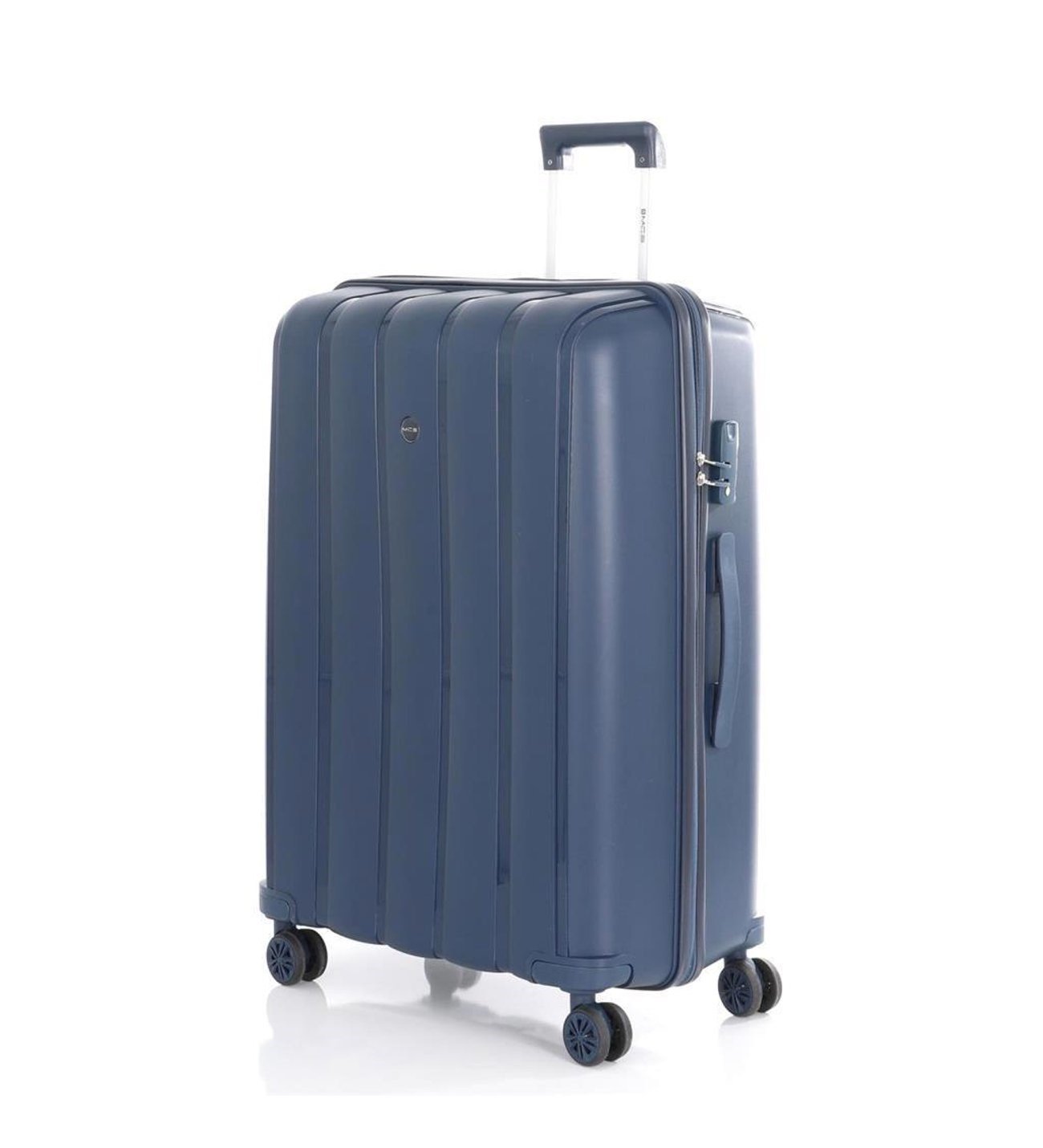 Mçs Polipropilen Valiz V305 75 CM Büyük Boy Lacivert