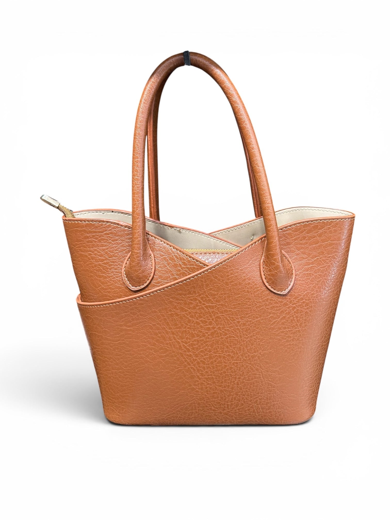 Nas Bag Kadın El ve Omuz Çantası Premium Seri Taba 