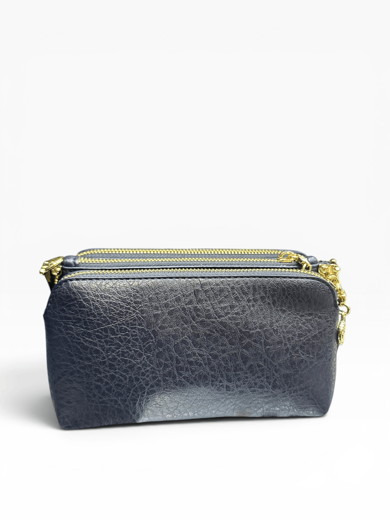 Nas Bag Mini Sade Çapraz Askılı Kadın Omuz Çantası Lacivert