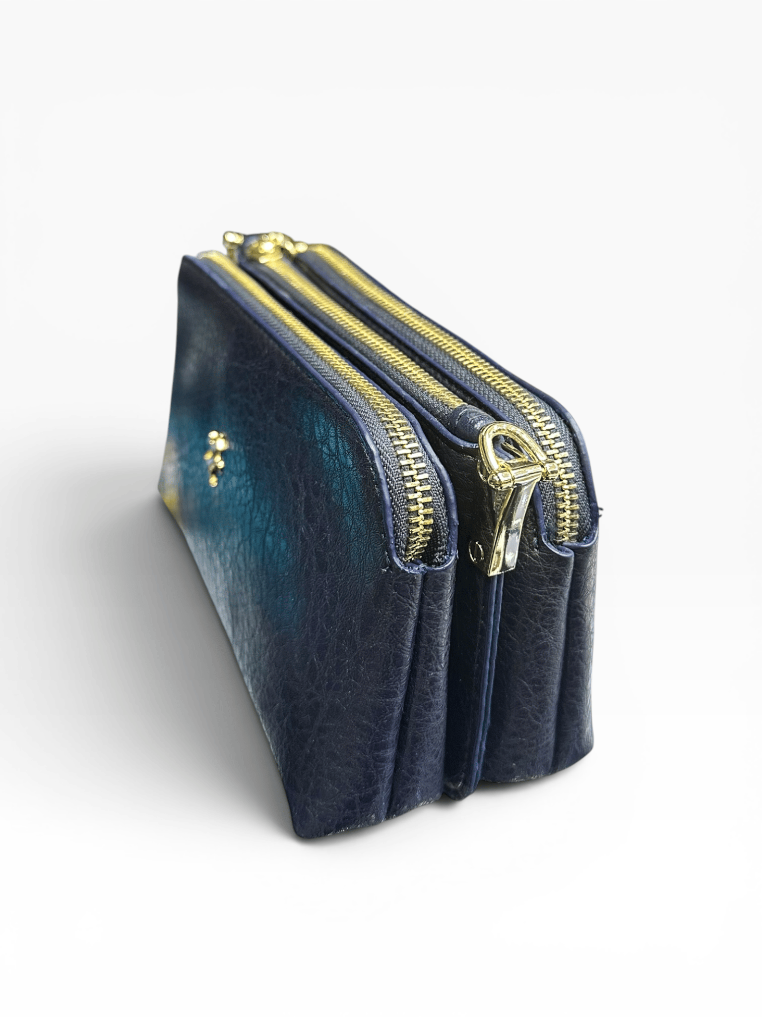 Nas Bag Mini Sade Çapraz Askılı Kadın Omuz Çantası Lacivert