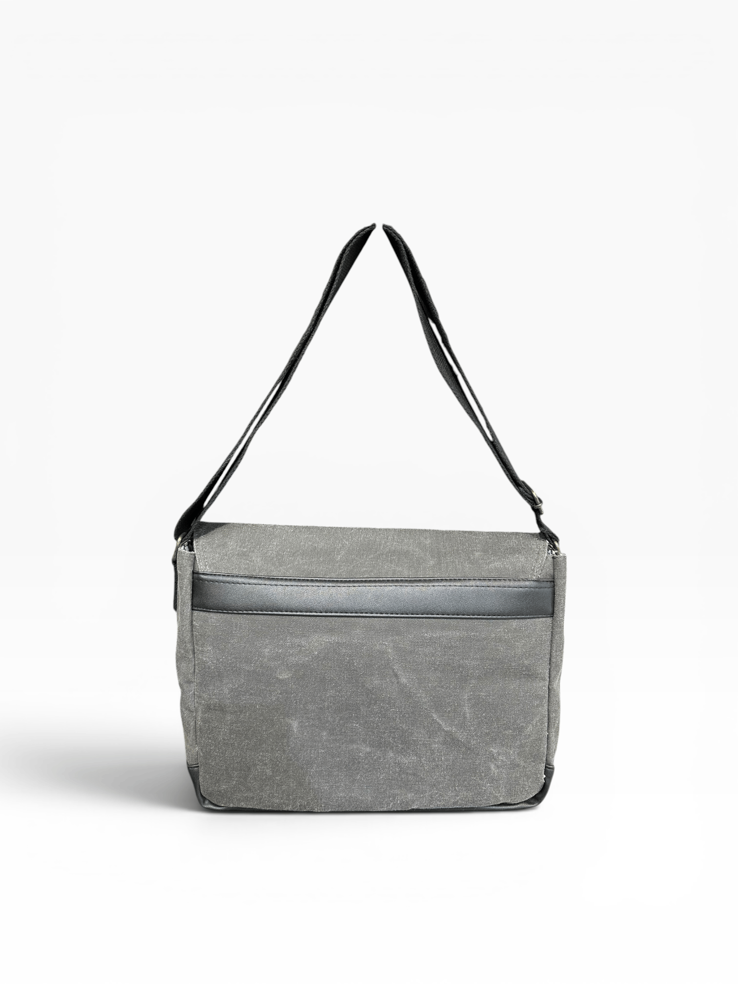 Old Cotton Cargo Kanvas Kumaş Postacı Omuz Çantası Unisex BOISE COMPUTER BAG 15.6'' Siyah