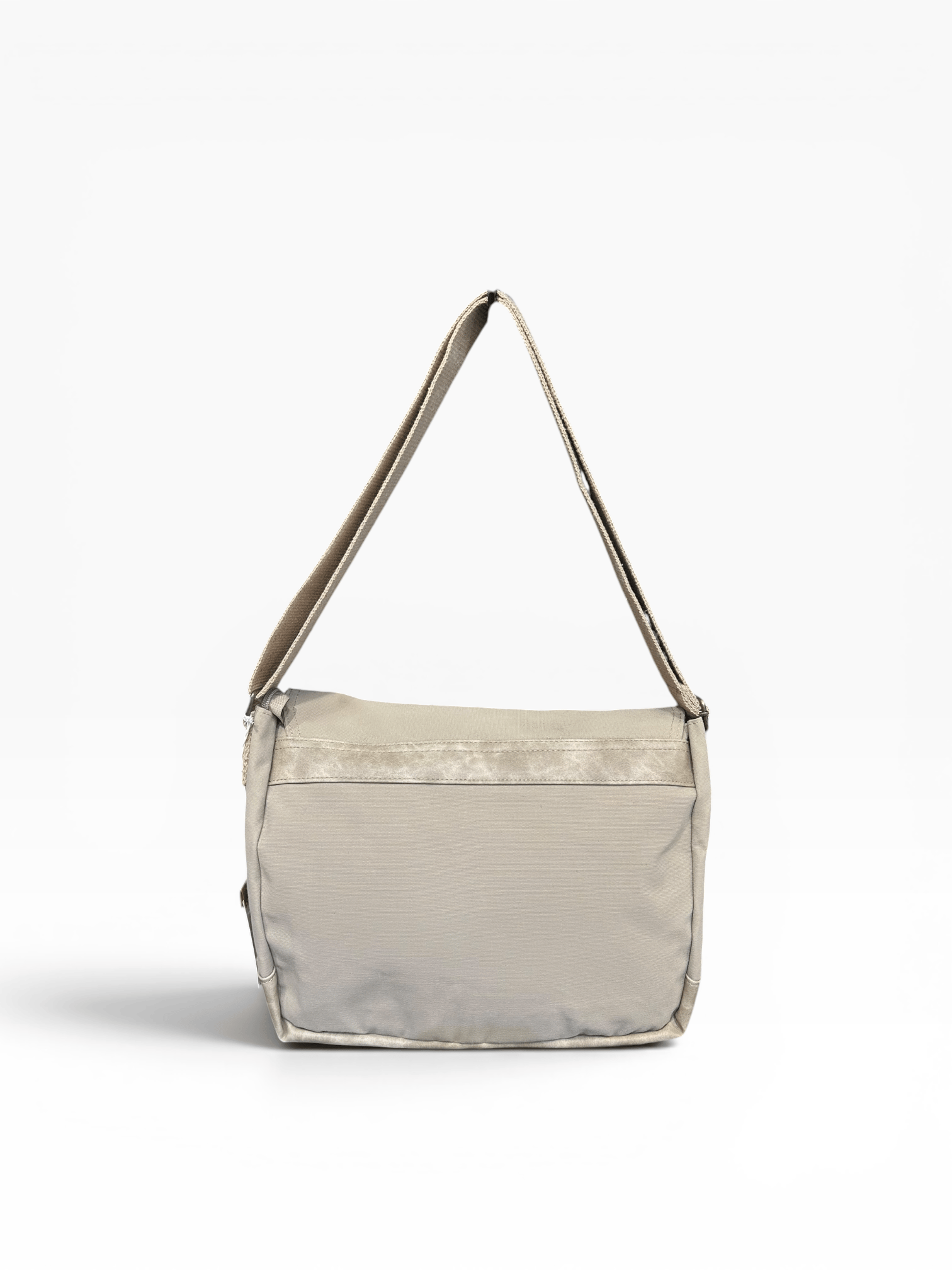 Old Cotton Cargo Kanvas Kumaş Postacı Omuz Çantası Unisex BOISE COMPUTER BAG 15.6'' Taş
