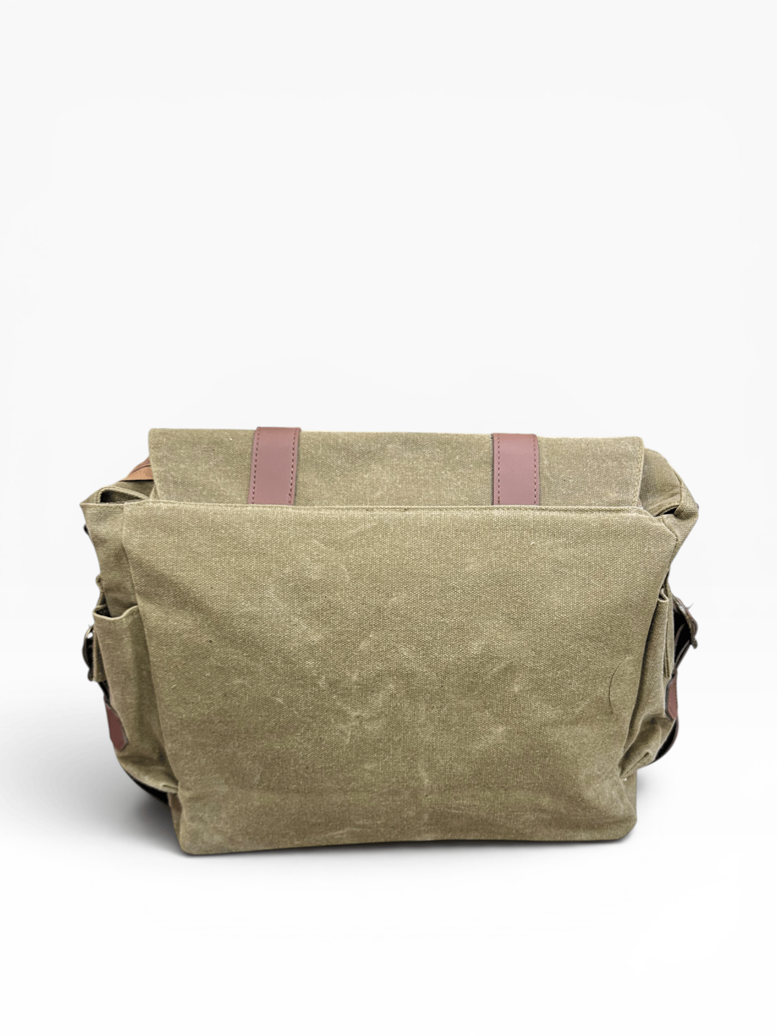 Old Cotton Cargo Kanvas Kumaş Postacı Omuz Çantası Unisex 7156 Baltimore 15.6'' Camel